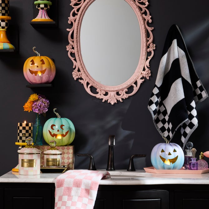 Trick or Treat Illuminated Jack O' Lanterns, Set of 3