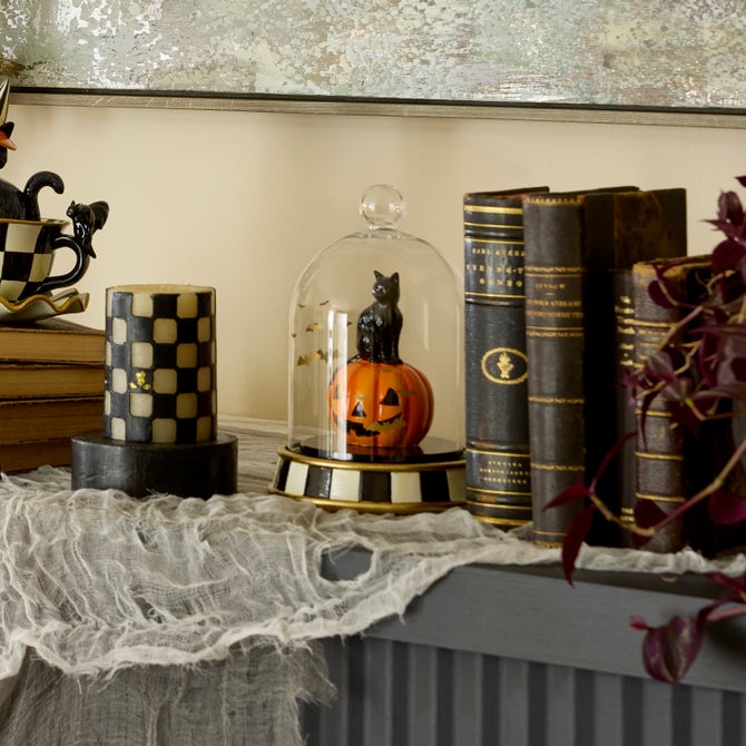 Halloween Black Cat Cloche