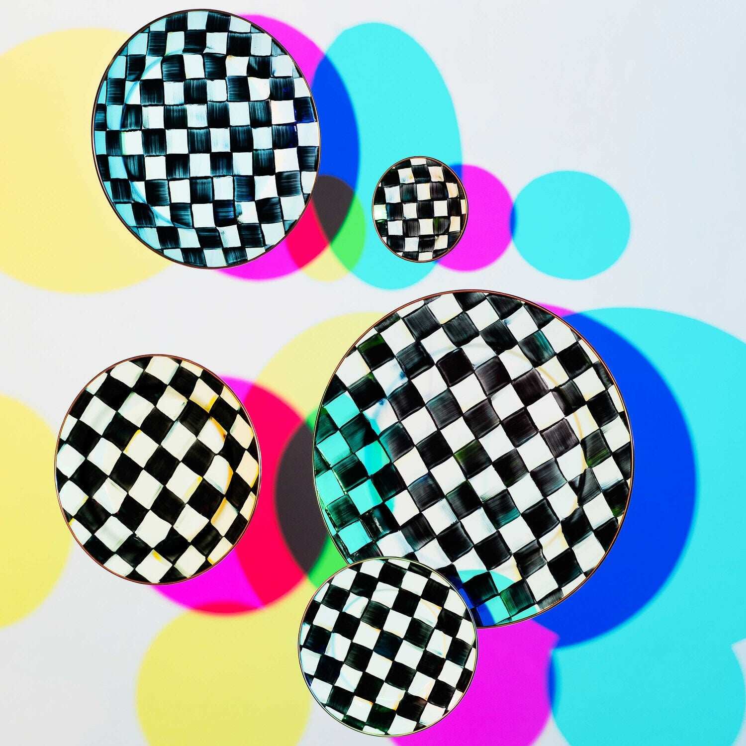 Mackenzie-Childs Courtly Check Serving Platter