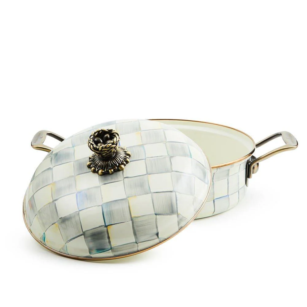 MacKenzie-Childs Sterling Check Cookware 3 Qt. Casserole