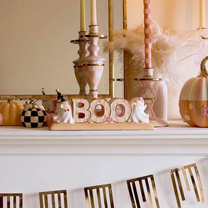 Hocus Pocus Illuminated BOO Ghost Letter Set