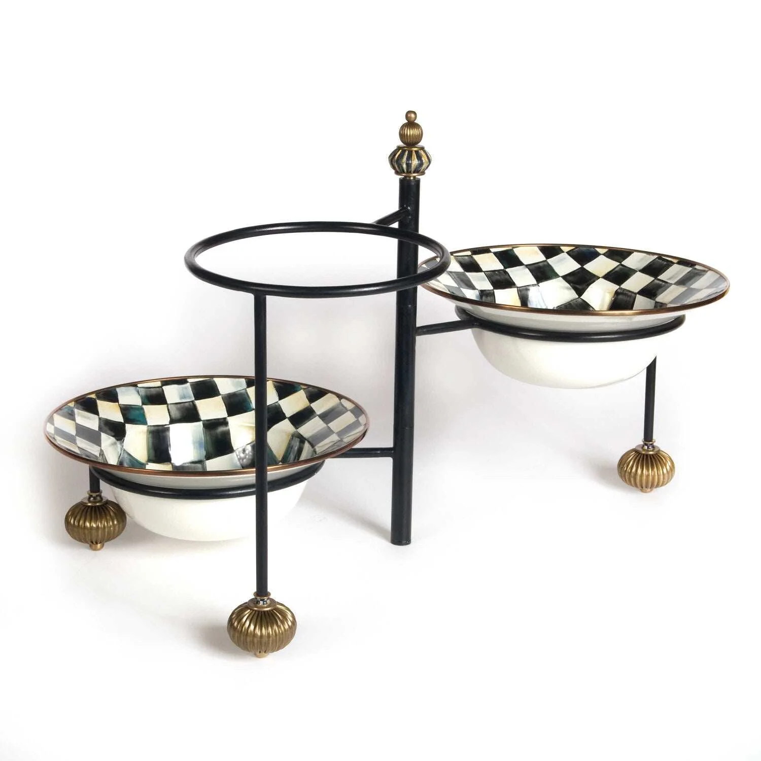 MacKenzie-Childs Serving Stand Large