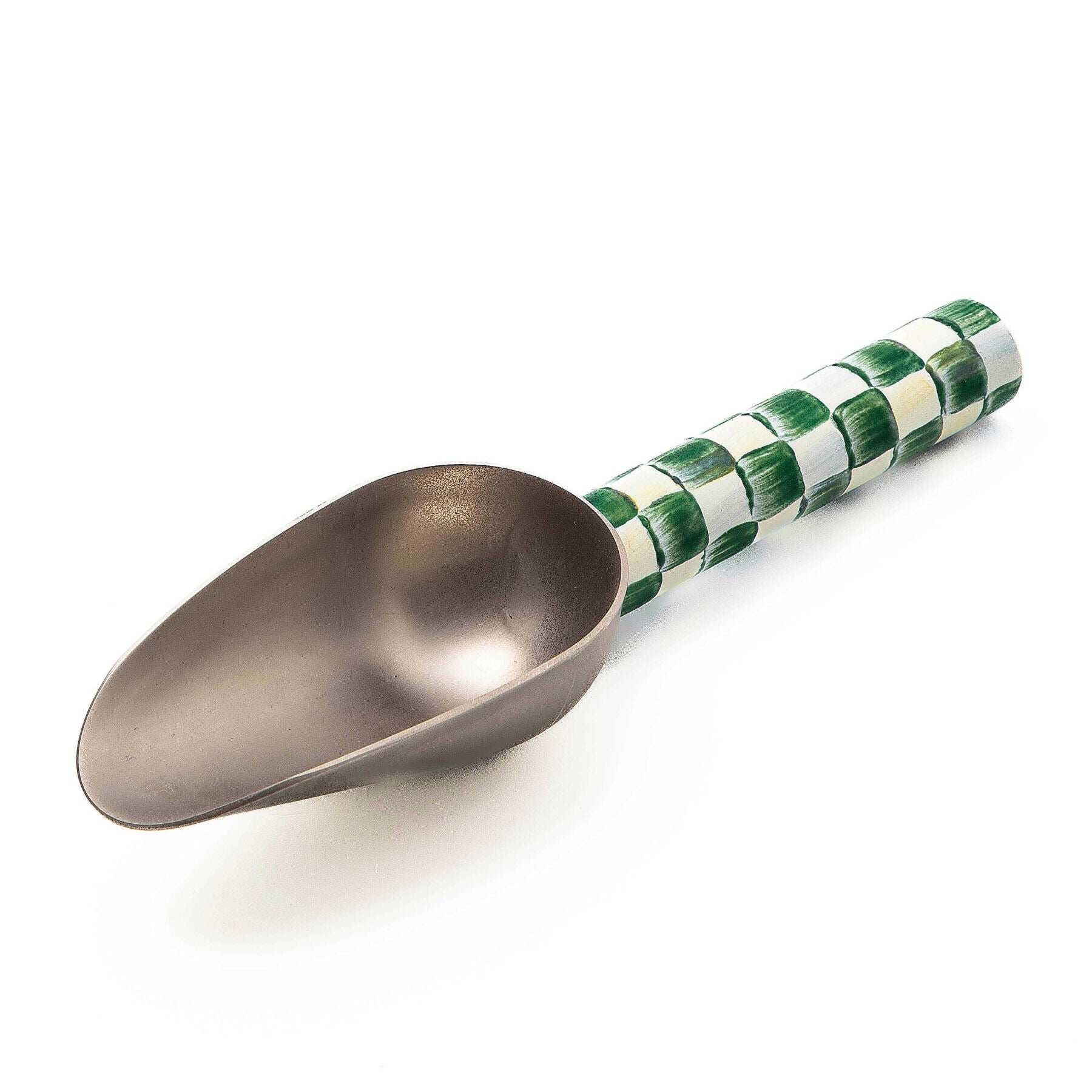 MacKenzie-Childs Emerald Check Small Scoop