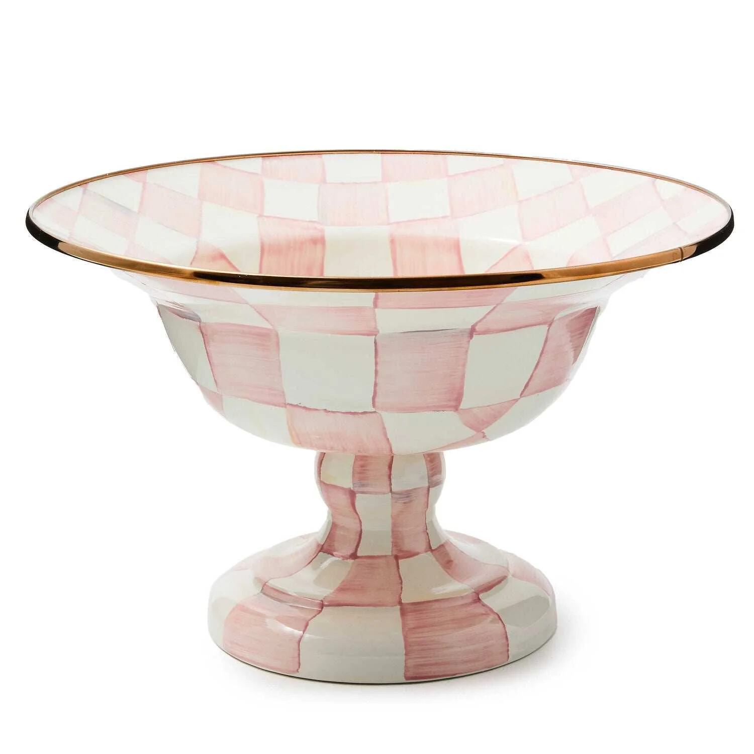 Rosy Check Large Compote by MacKenzie-Childs