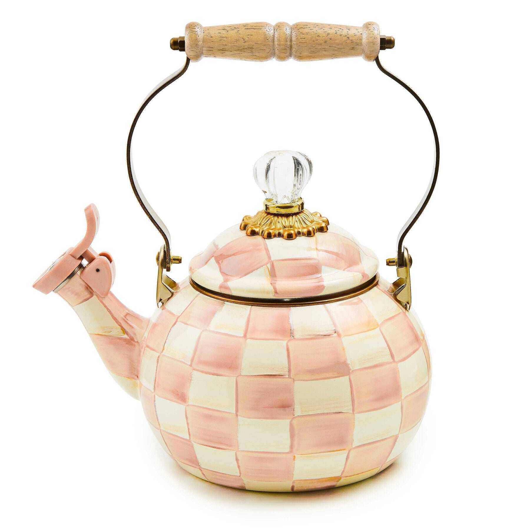 Rosy Check Whistling Tea Kettle by MacKenzie-Childs