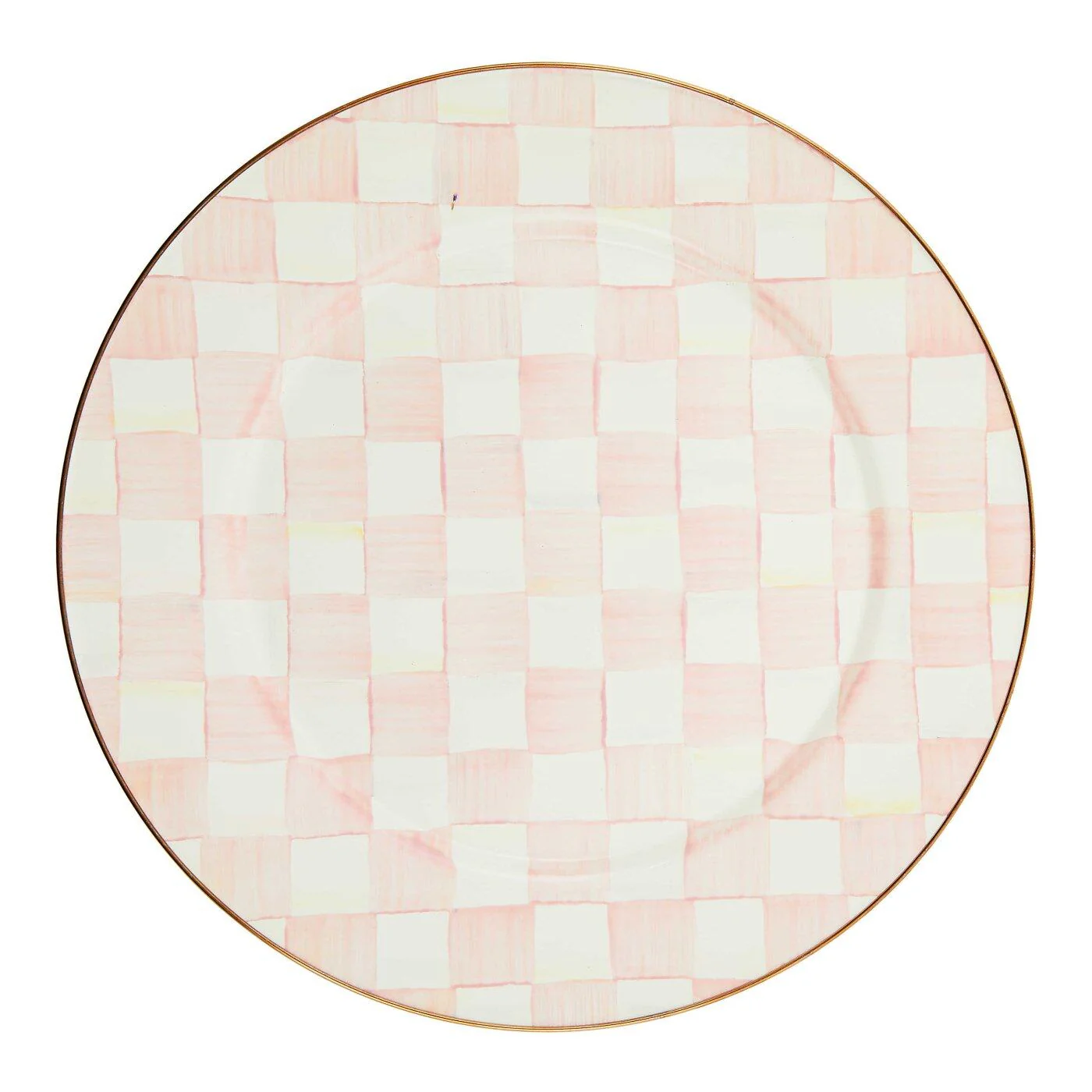 Mackenzie-Childs Rosy Check Serving Platter