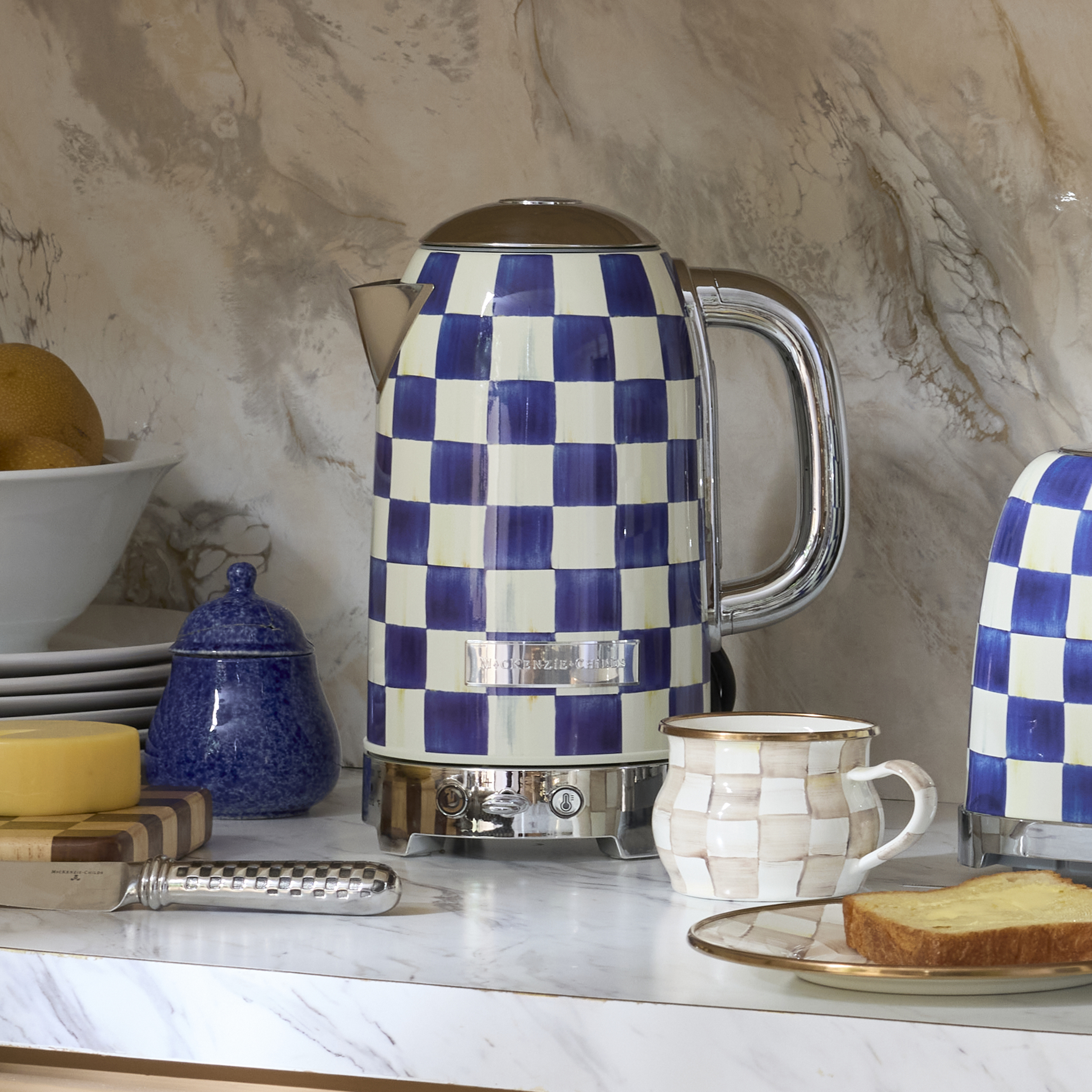 Royal Check Electric Kettle