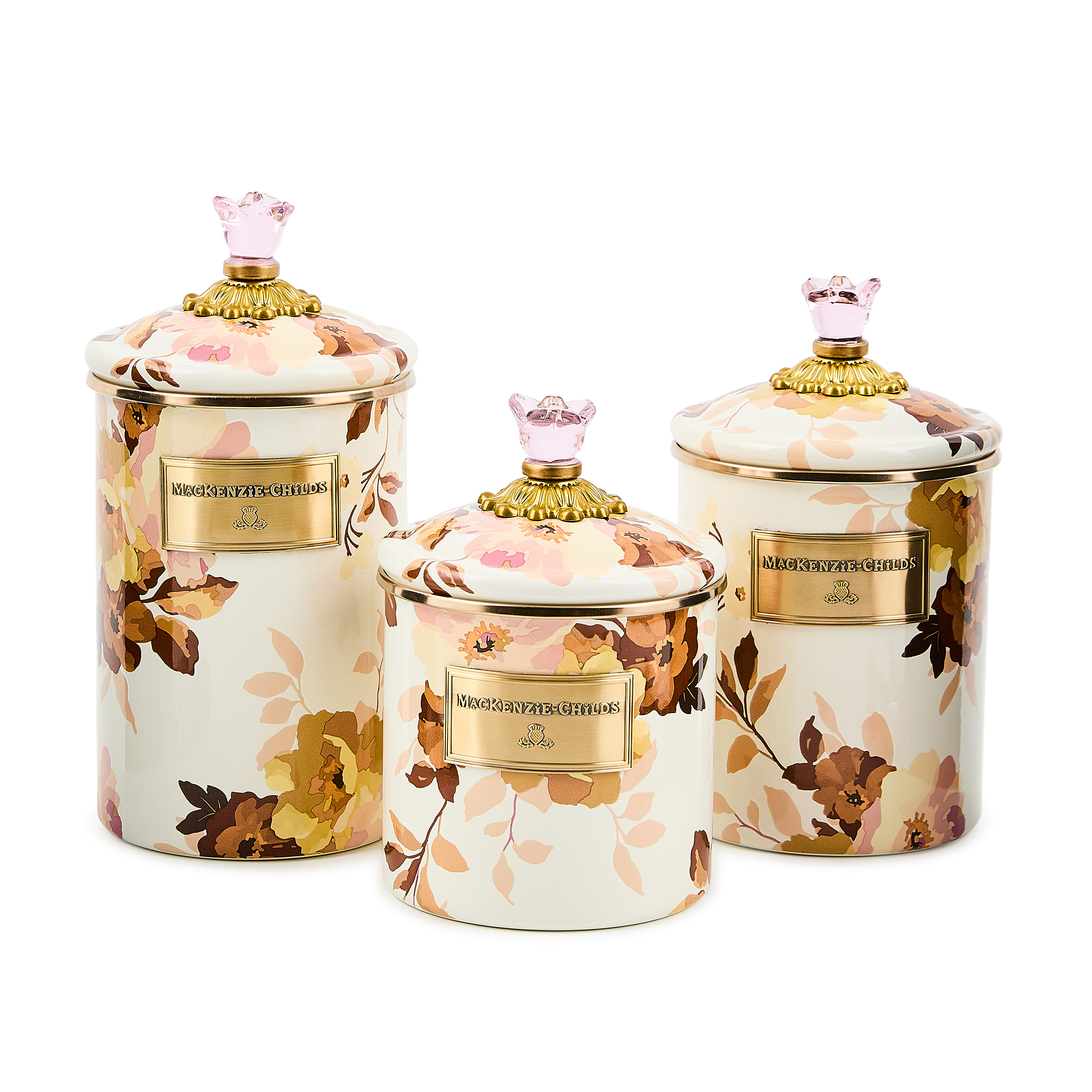 Wild Rose White Large Canister