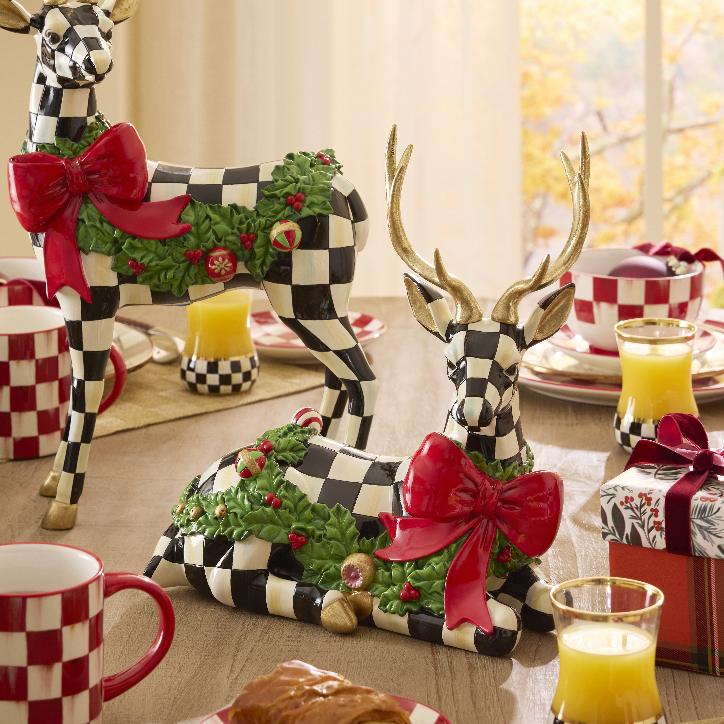 Holly Check Resting Deer