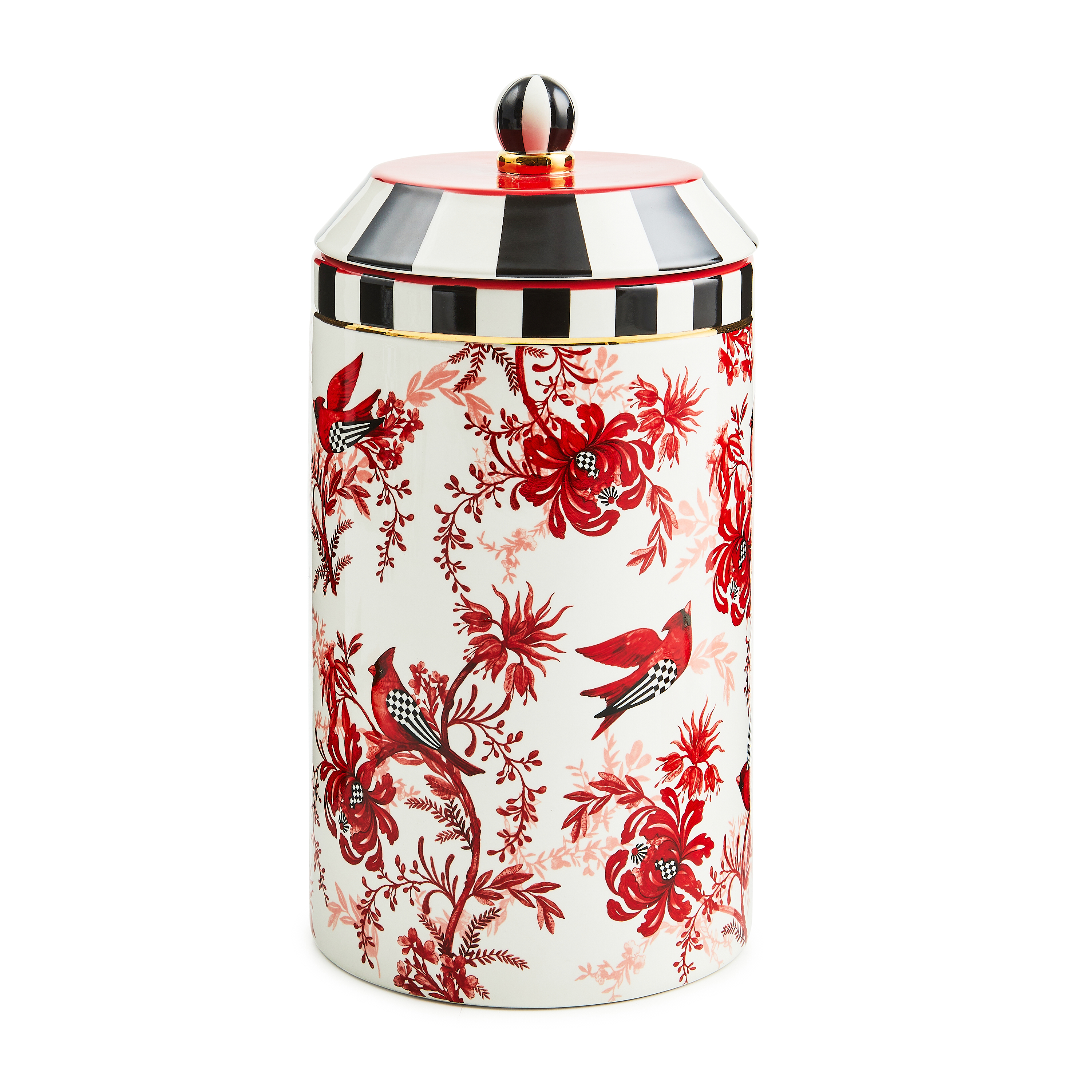 Cardinal Toile Canister
