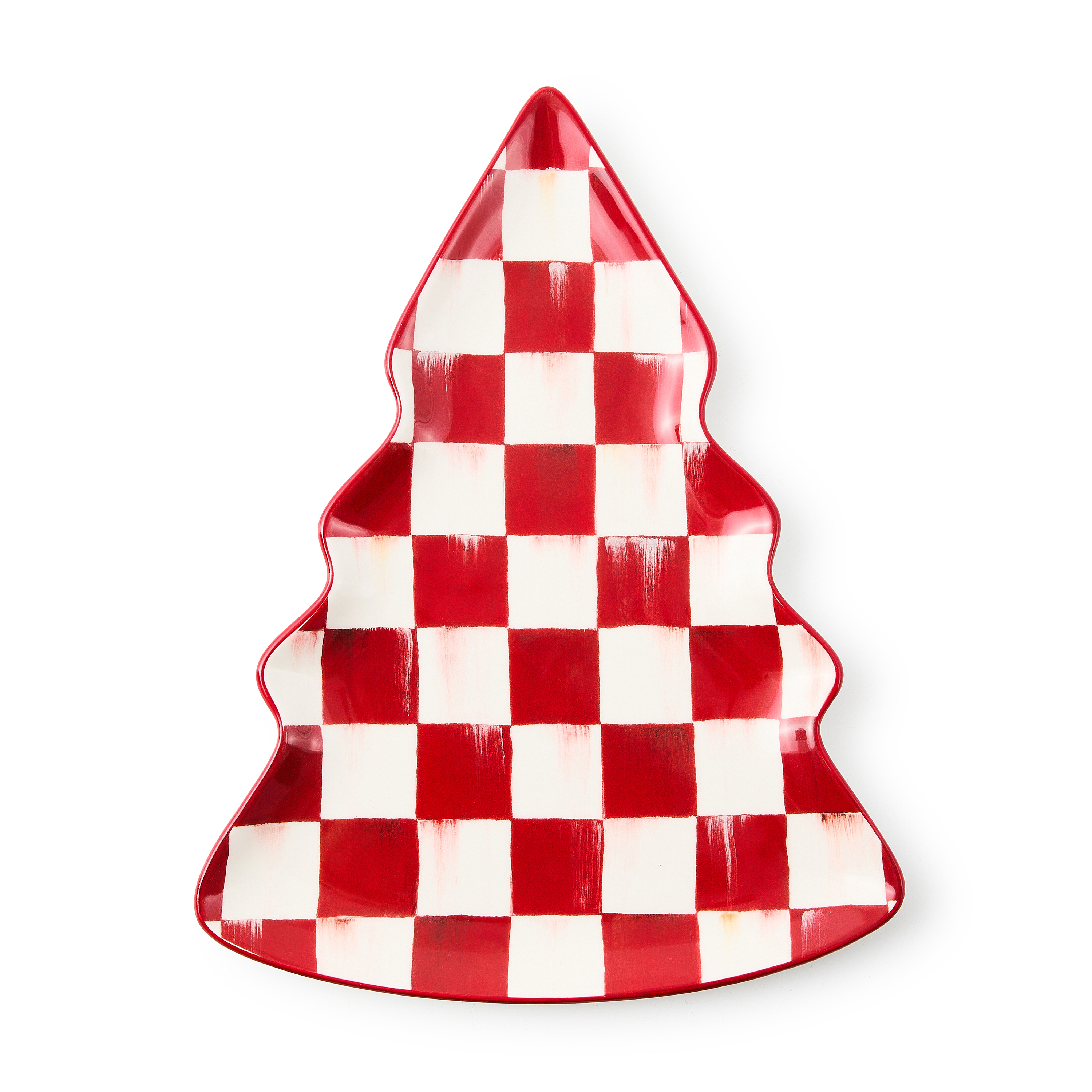 Cherry Check Tree Dish