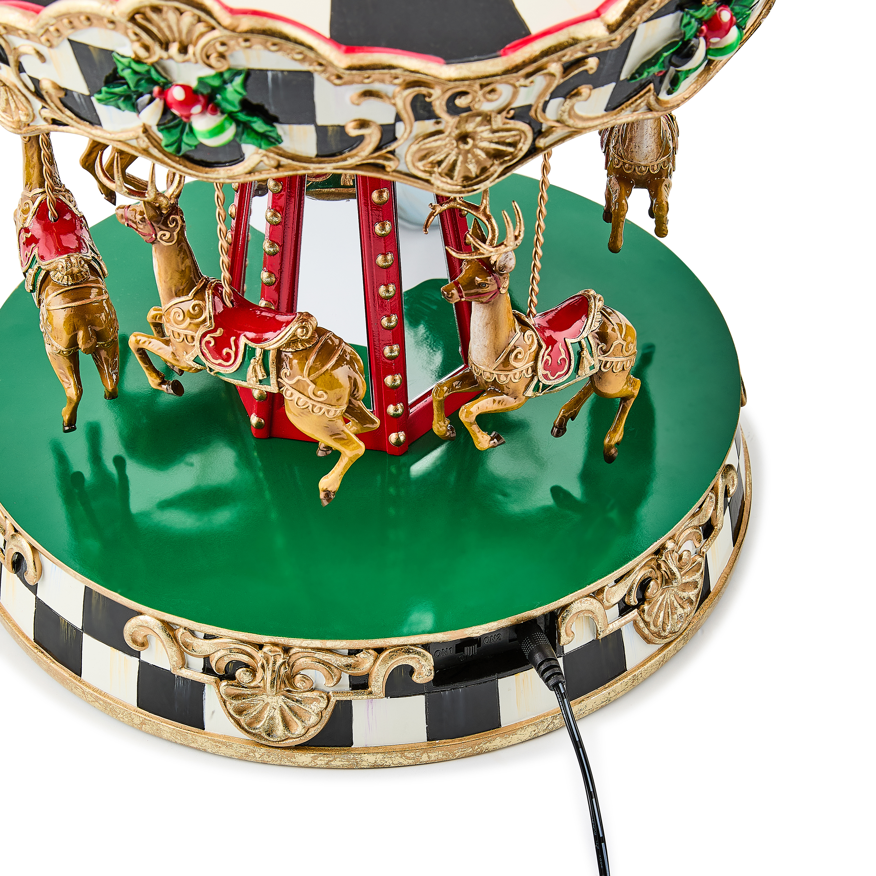 Merry Christmas Rotating Carousel