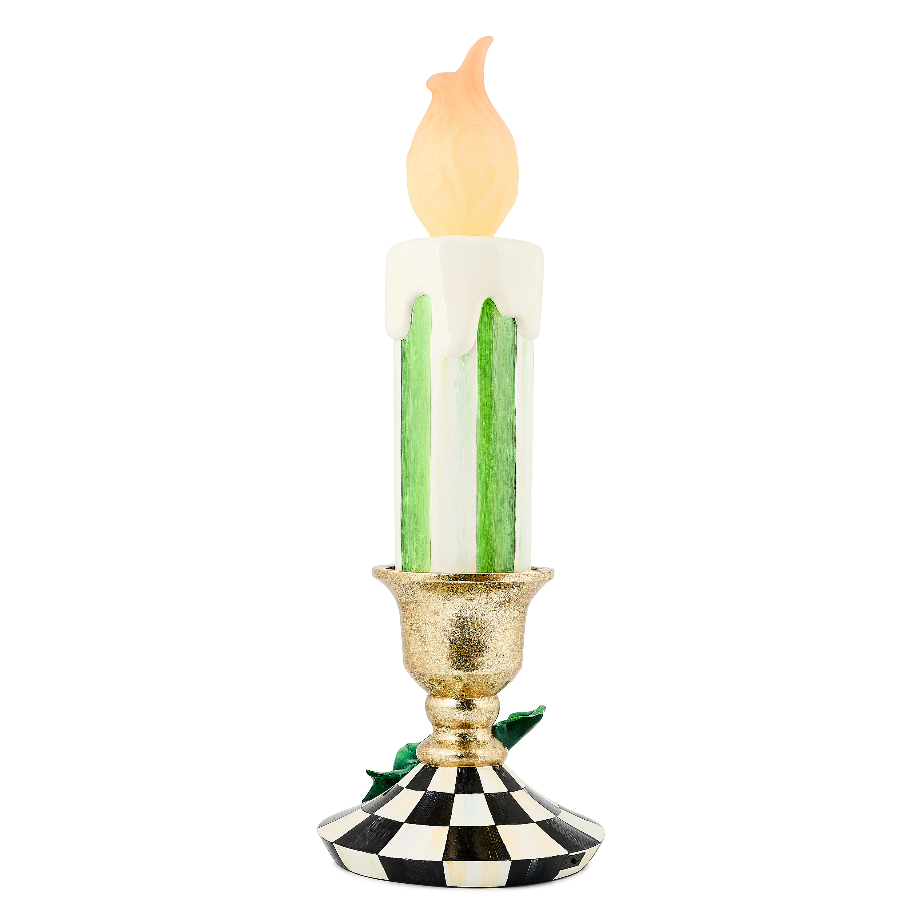 Check It Out Illuminated Small Trophy Candle