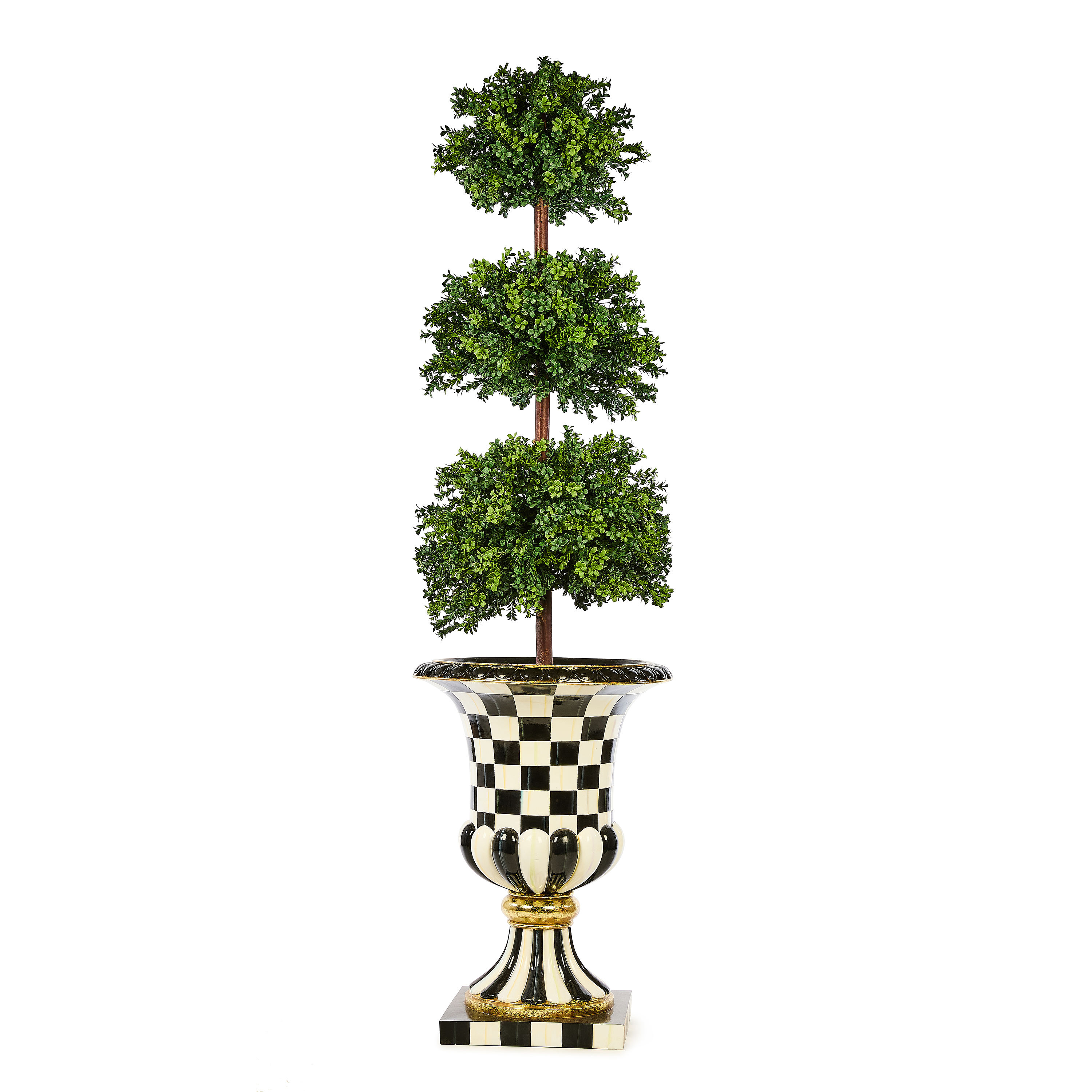 Boxwood Triple Ball Topiary Urn Filler