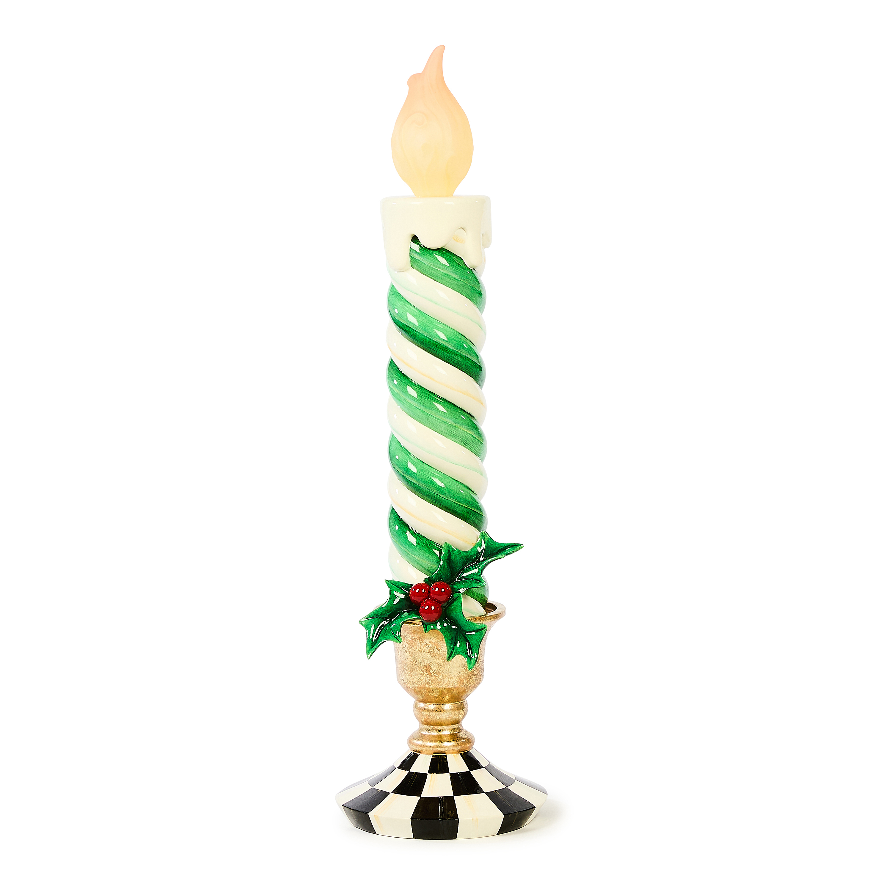 Check It Out Illuminated Medium Trophy Candle