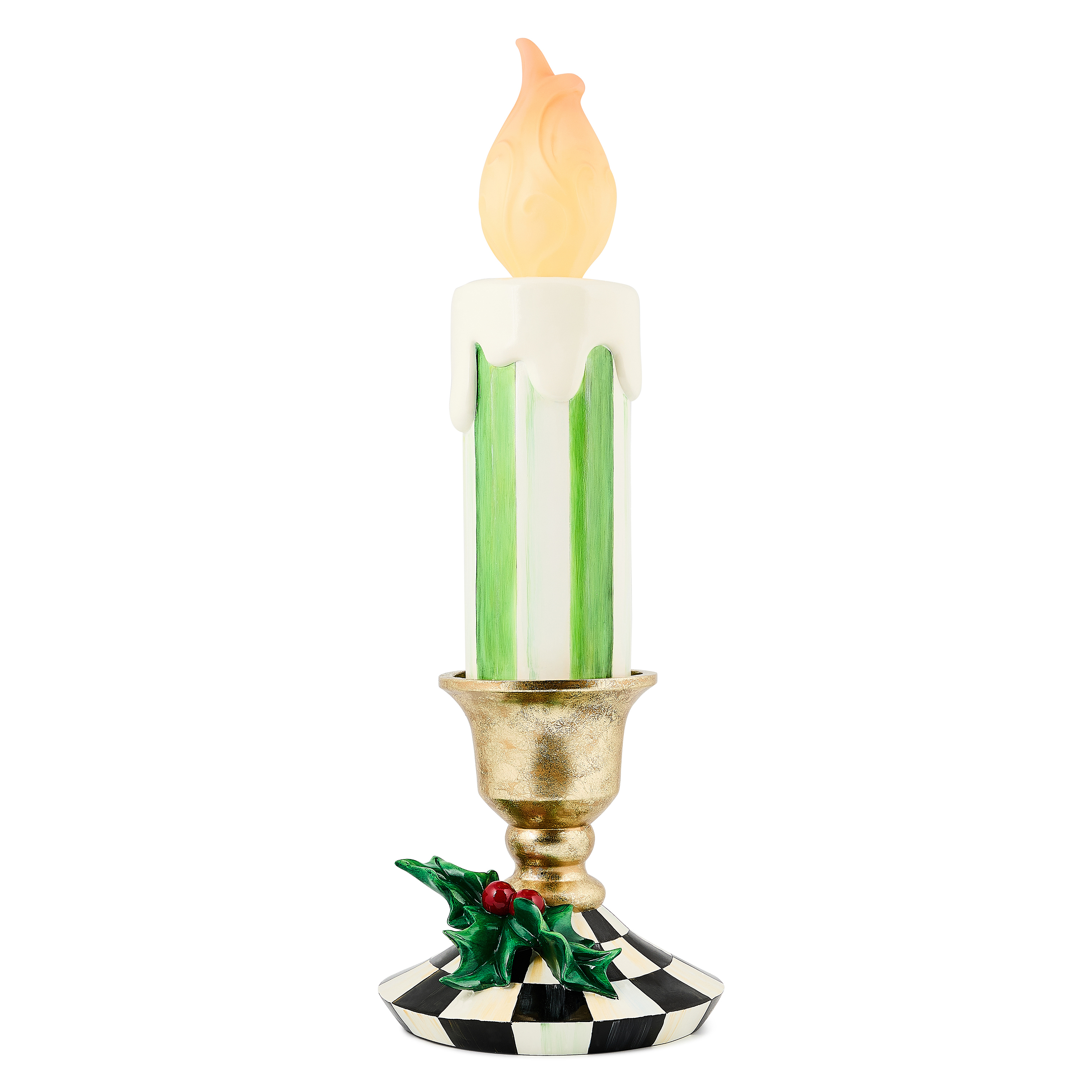 Check It Out Illuminated Small Trophy Candle
