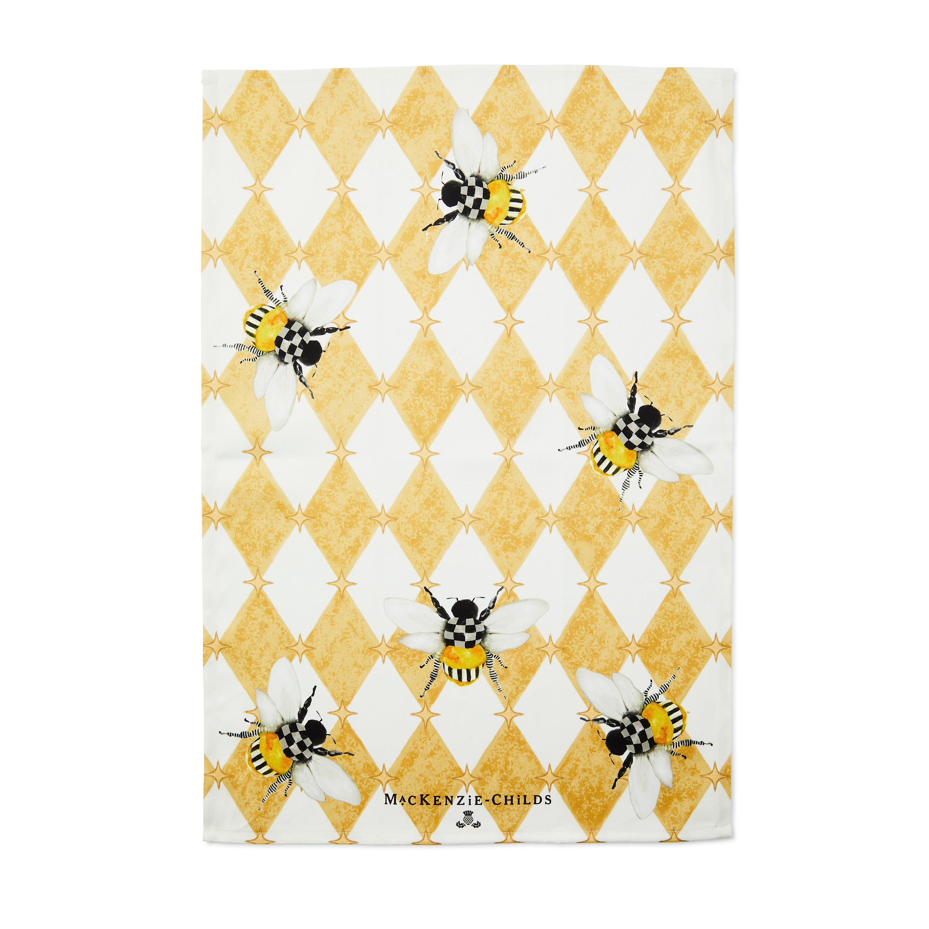 Honeycomb With Bees Dish Towel