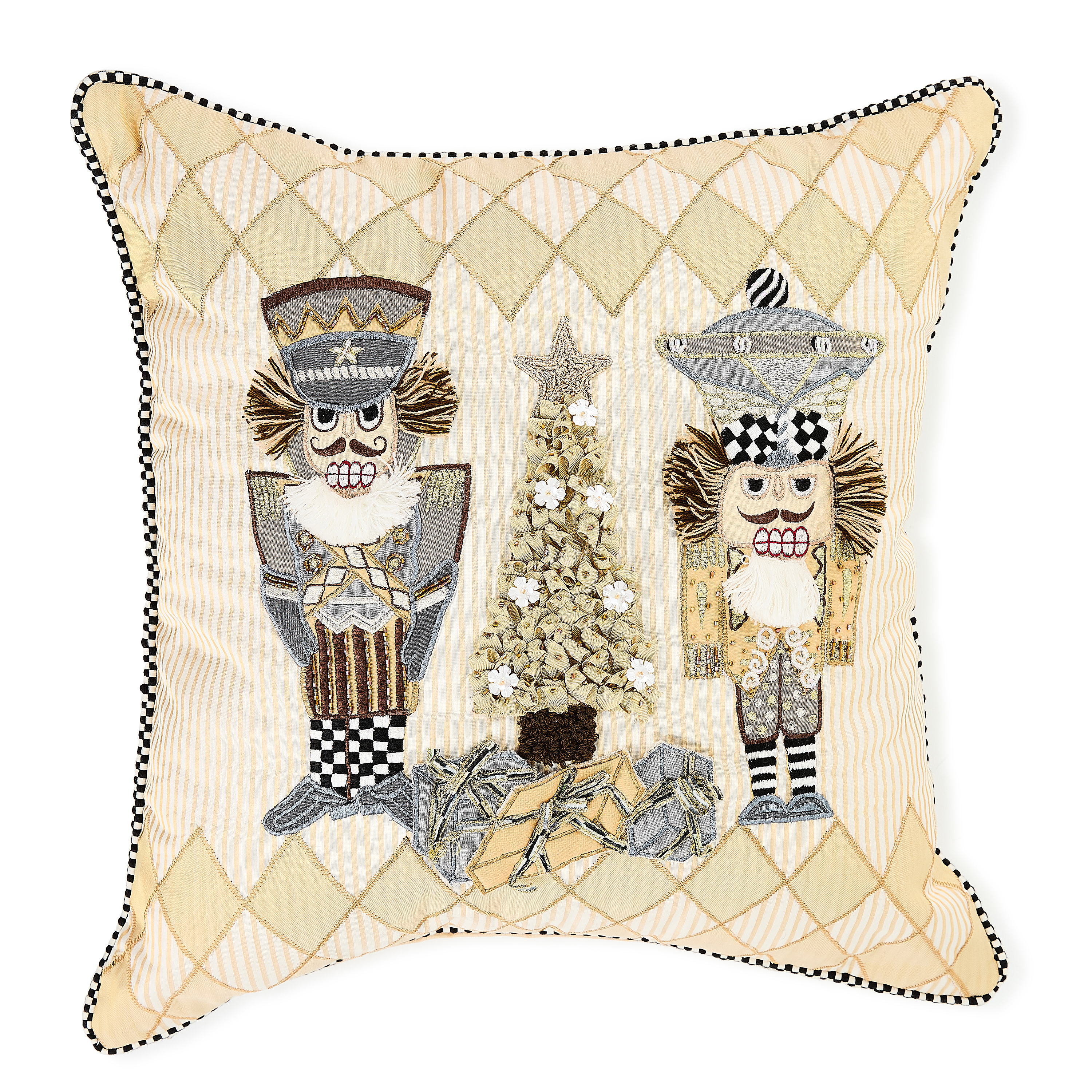 Glam Up Nutcracker Throw Pillow