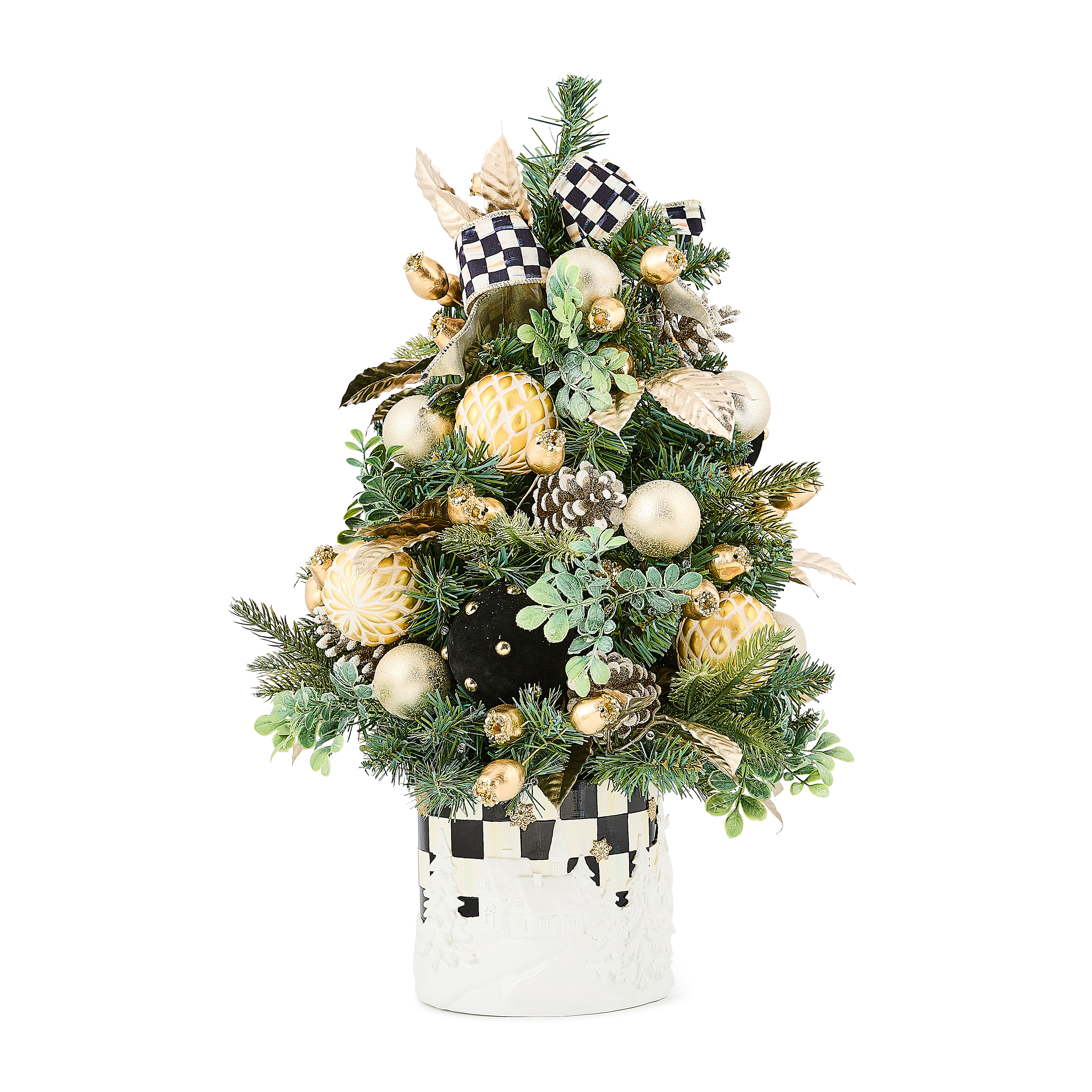 Courtly Noel Illuminated Tabletop Tree