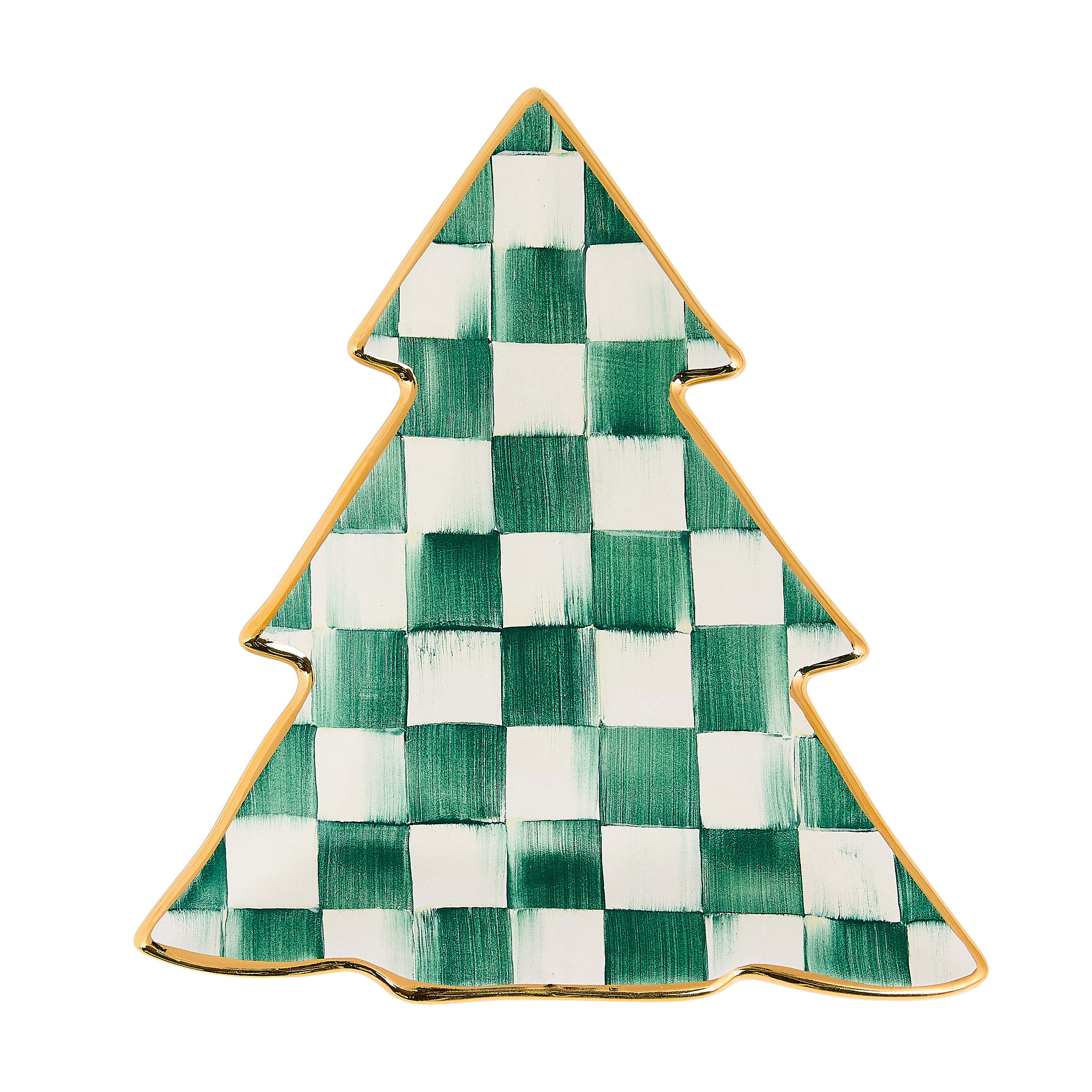 Spruce Check Tree Dish