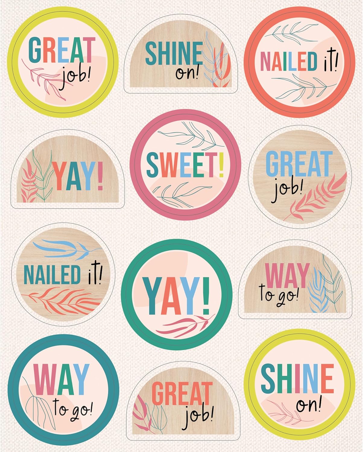 【US Free Shipping】Happy Birthday 2021 - 5 Sheets / 100 Pcs