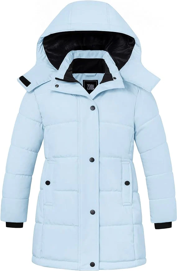 ZSHOW Girl's Winter Coats Hooded Outerwear Puffer Jacket