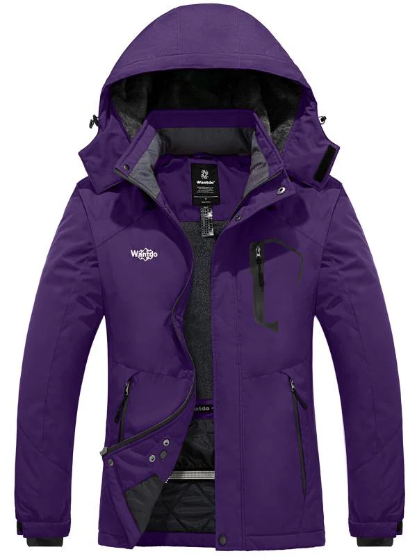 Women's Waterproof Ski Jacket Windproof Winter Warm Snow Coat Mountain Rain Jacket Atna 121