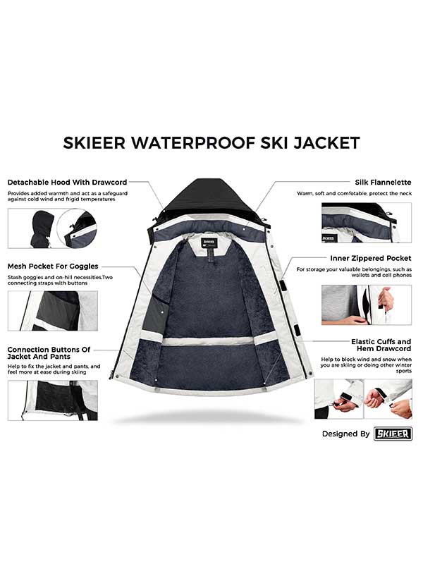 Skieer Men's Ski Jacket