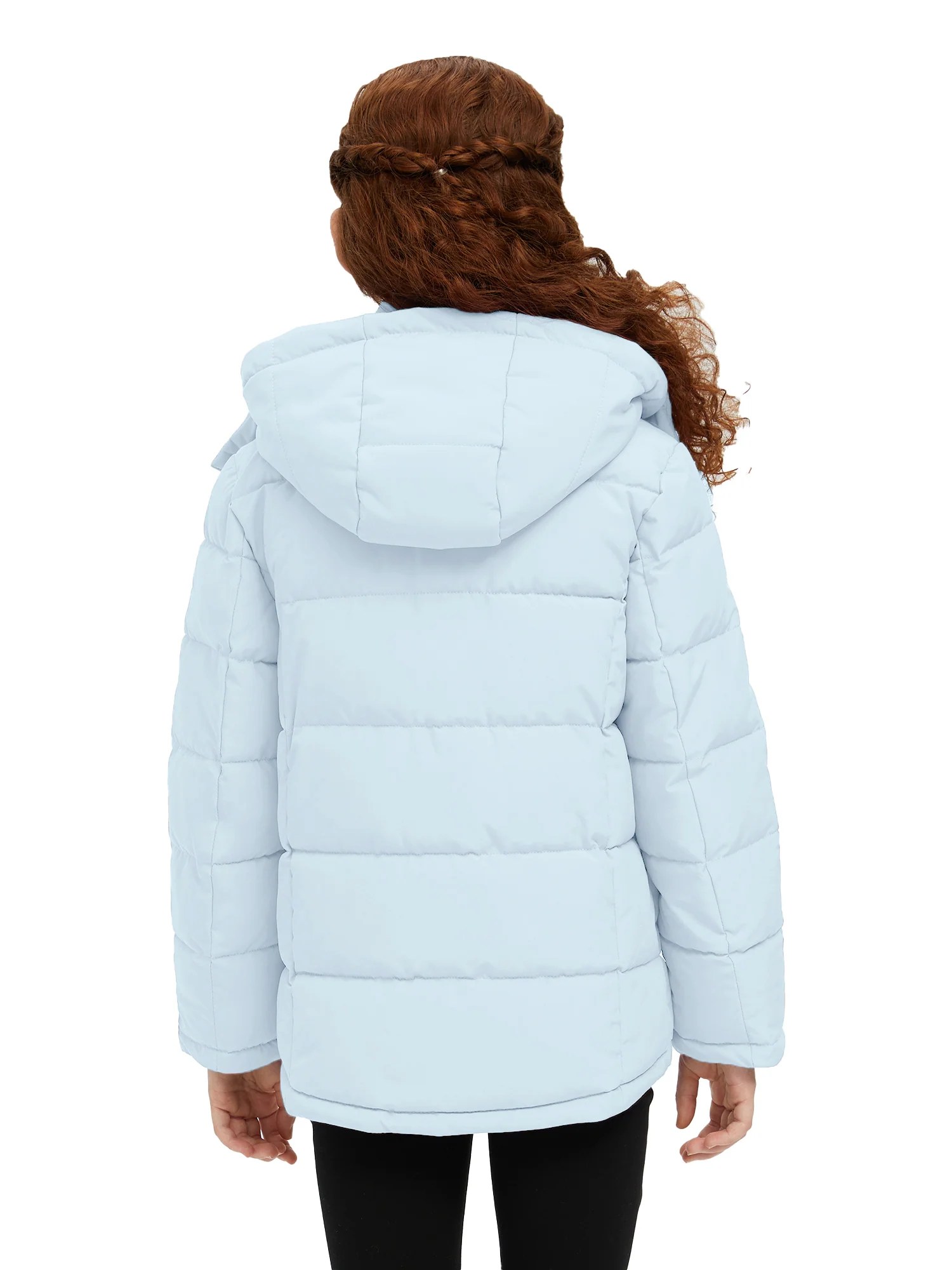 Wantdo Girls' Winter Coat Warm Thicken Winter Jacket Hooded Puffer Jacket