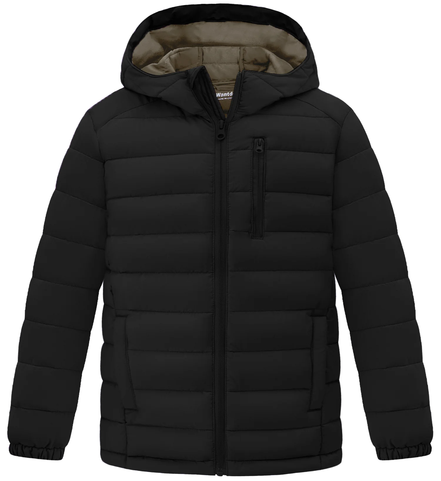 Wantdo Boy's Winter Jacket Quilted Winter Jacket Packable Puffer Coat