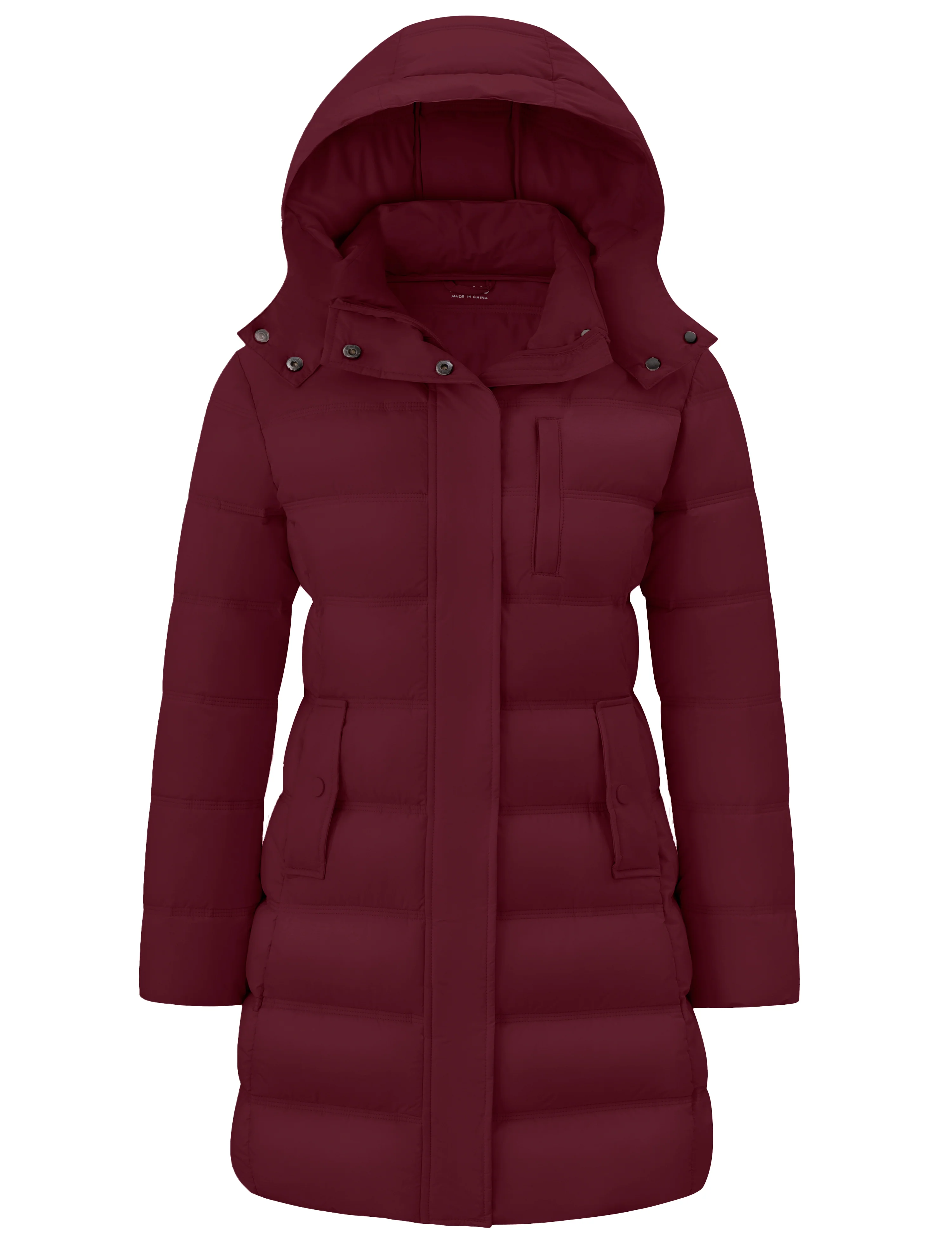 Wantdo Women's Lightweight Winter Coat Long Puffer Jacket