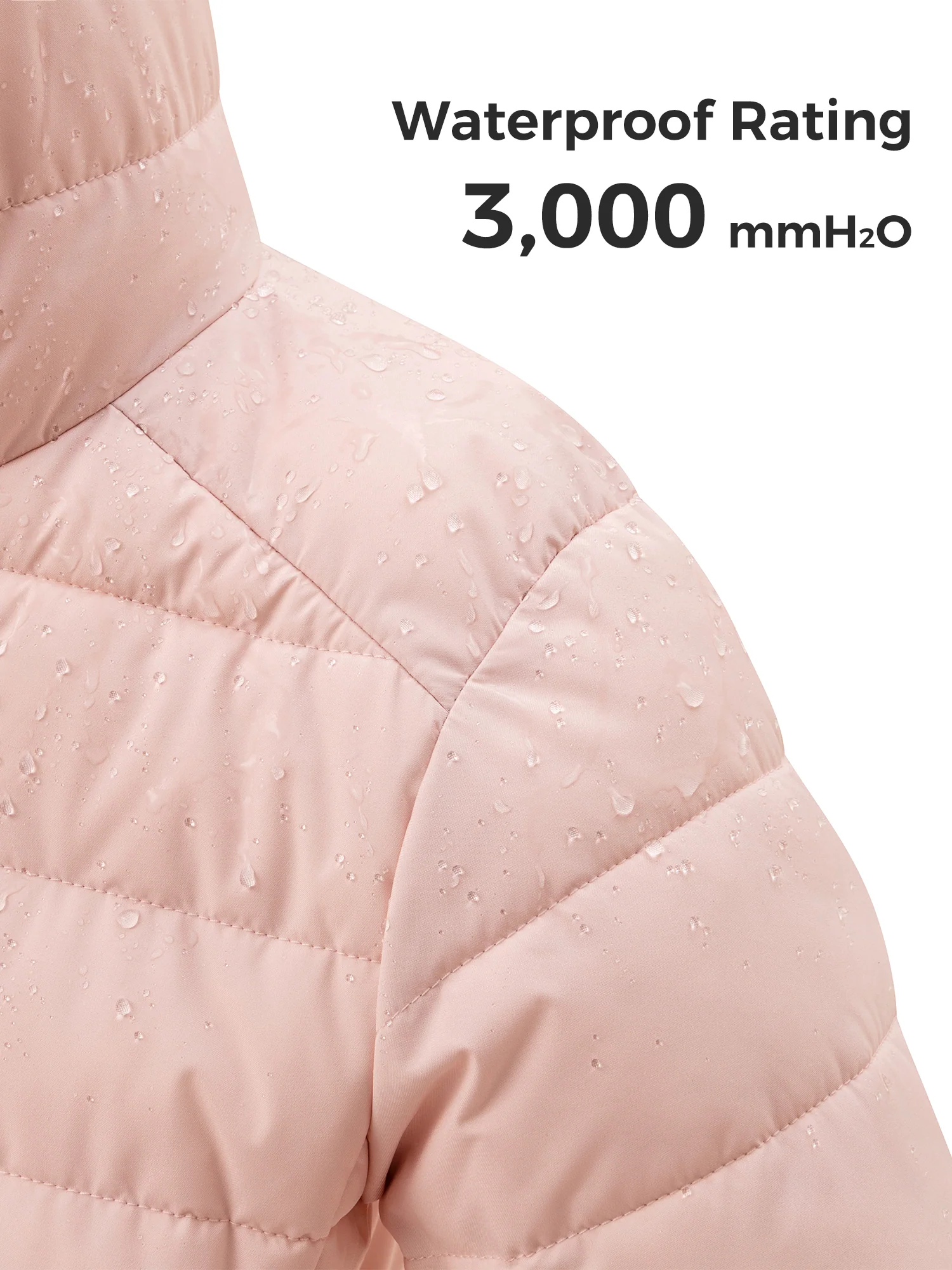 Wantdo girls lightweight winter coat hooded puffer jacket