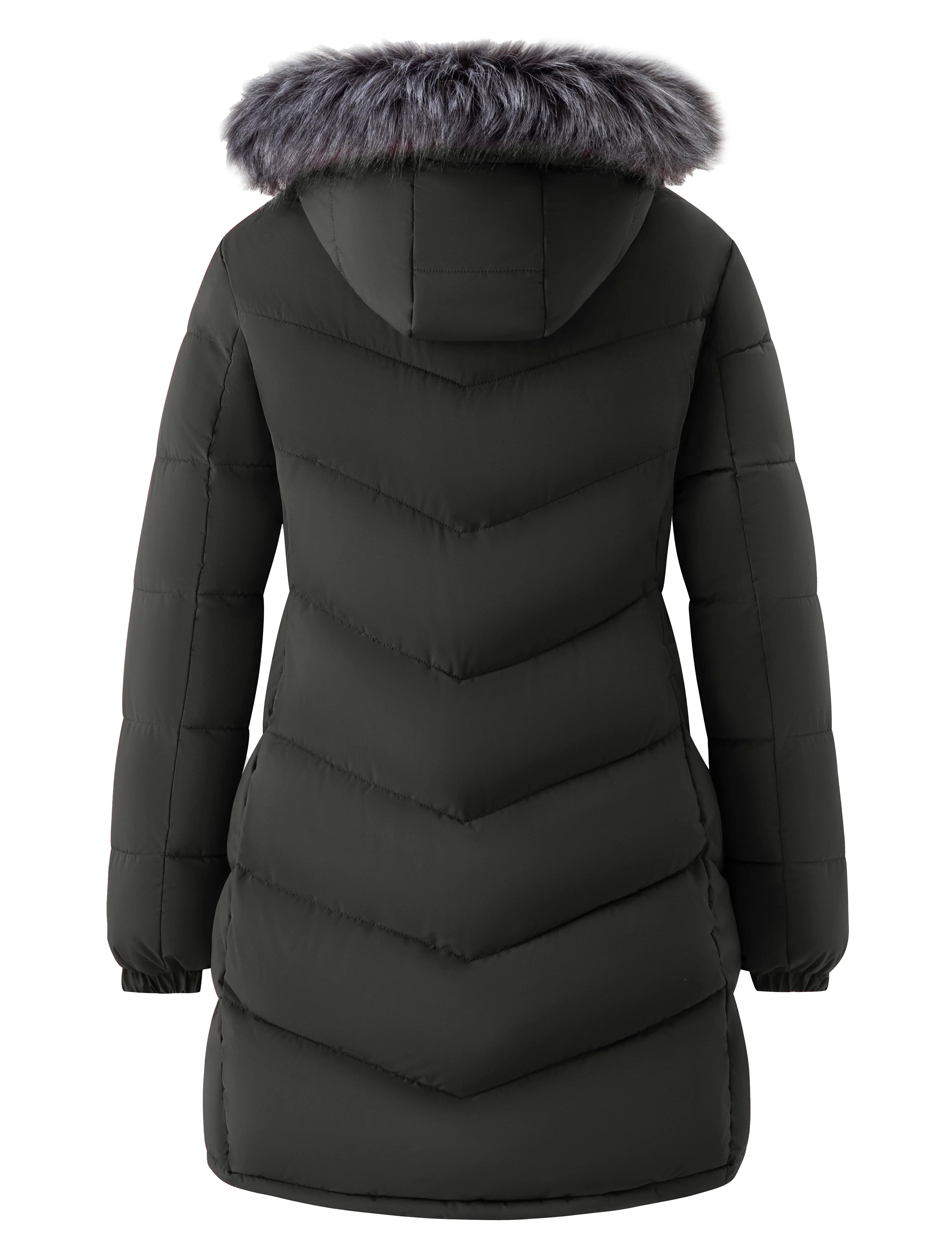 Wantdo Women's Warm Winter Coat Long Puffer Jacket