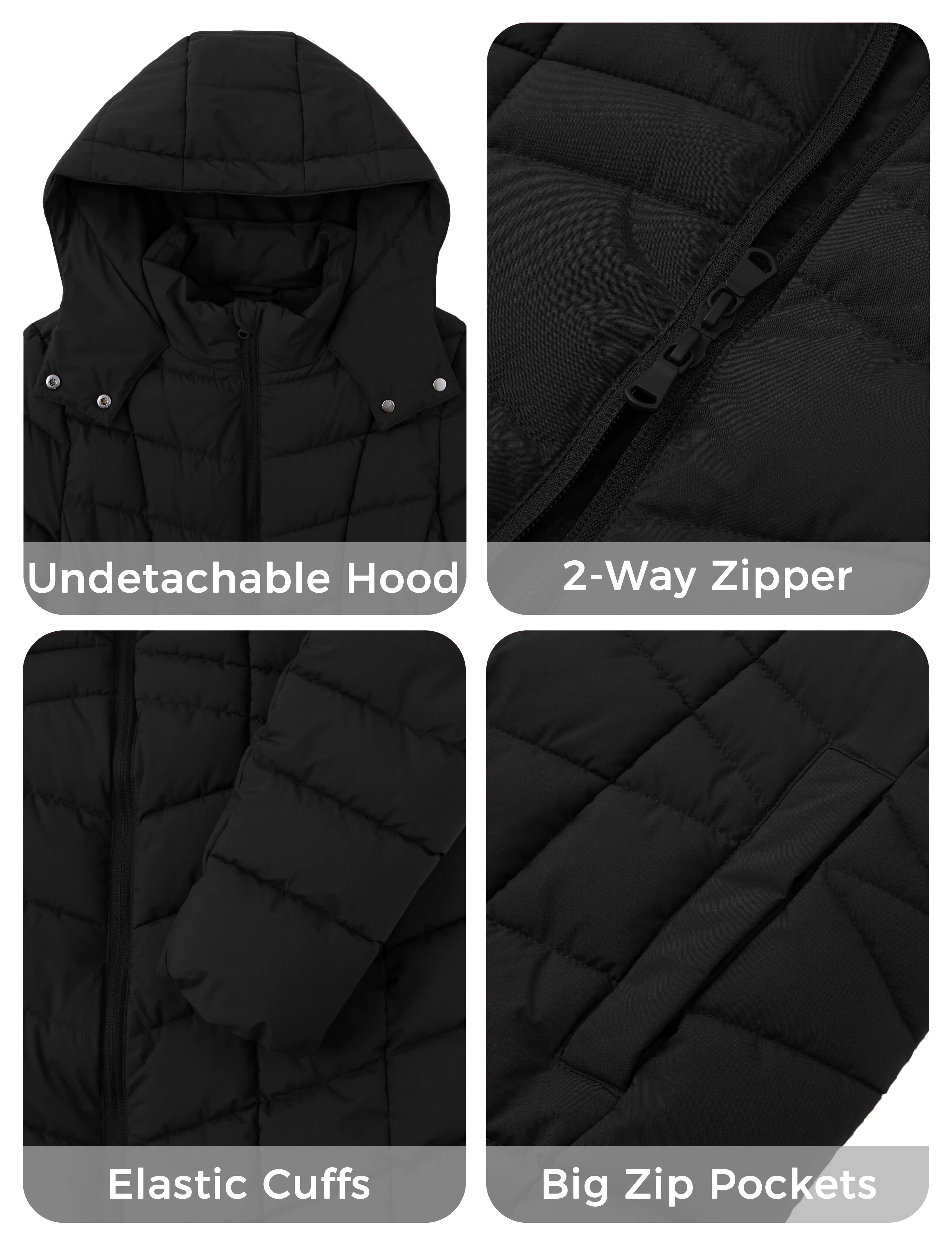 Wantdo Women's Winter Coats Puffer Jacket
