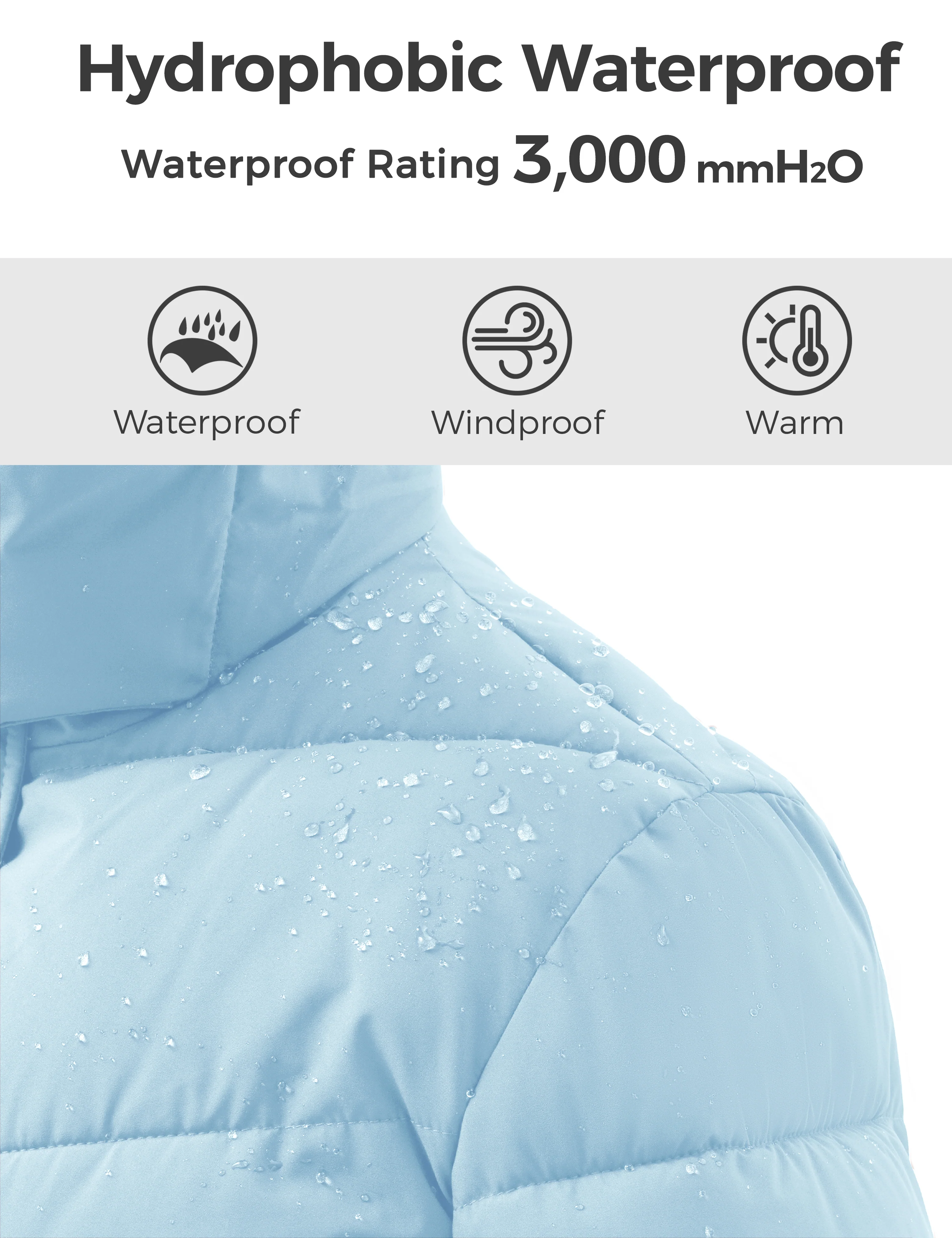 Wantdo Women's Warm Winter Coat Long Puffer Jacket