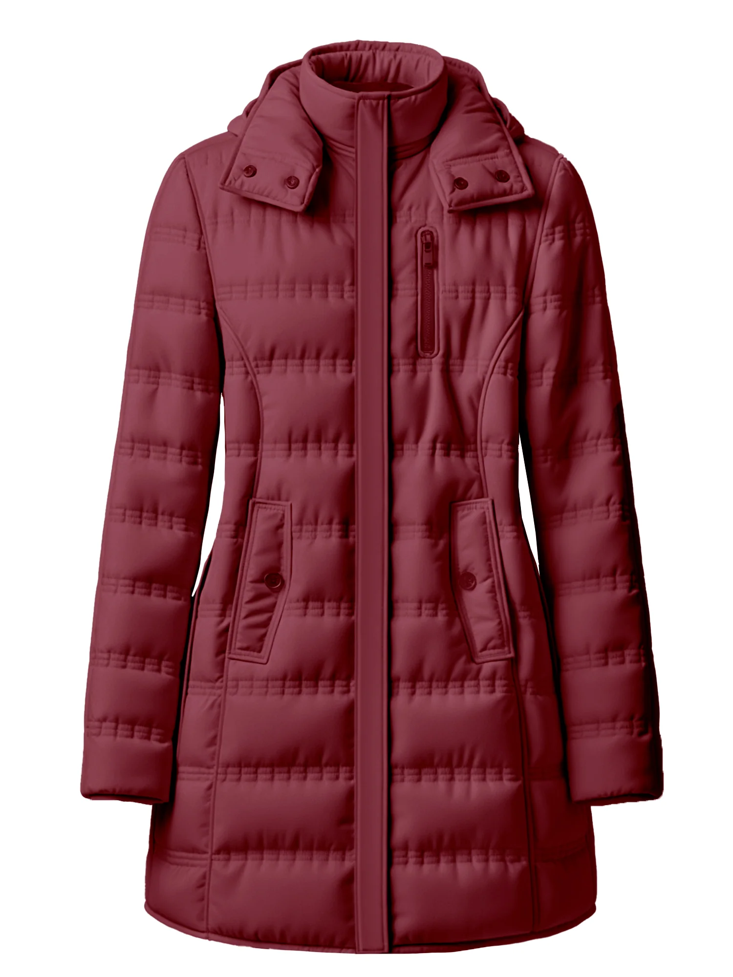 Wantdo Women's Winter Coat Warm Winter Coat Quilted Puffy Jacket