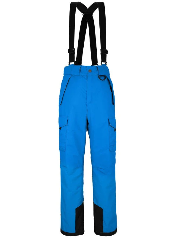 Men's Waterproof Ski Pants Warm Insulated Snow Outdoor Cargo Pants