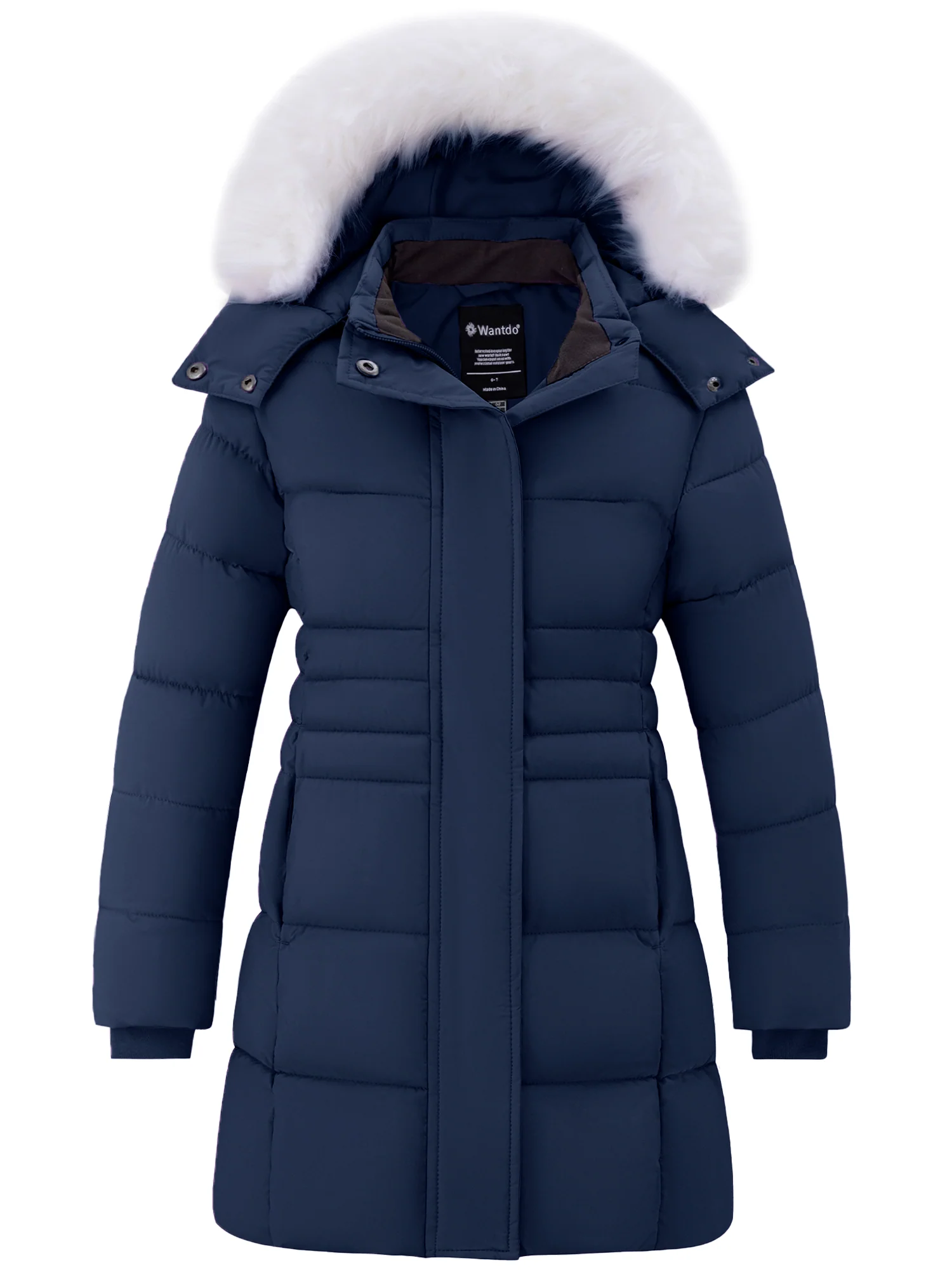 Wantdo Girl's Winter Coat Puffer Jacket Packable Winter Jacket Waterproof Coat