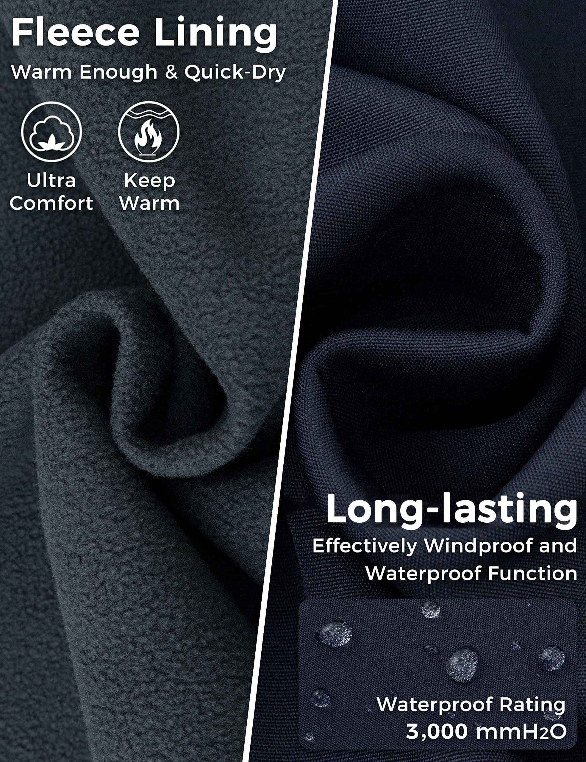 Unisex Waterproof Swim Parka Long Swim Cover Up Swim Coat for Adult and Youth