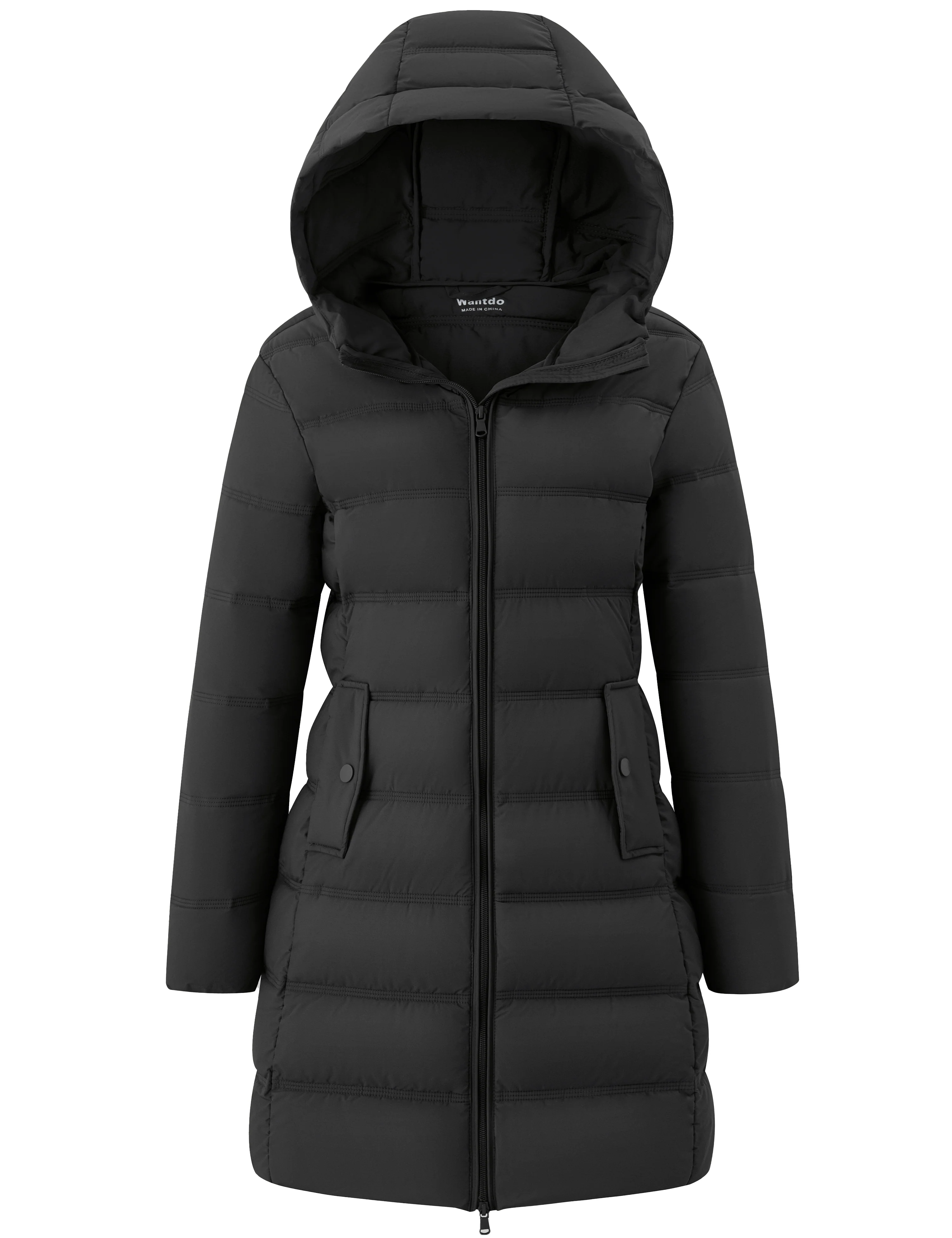 wantdo Women's Lightweight Warm Coat Winter Jacket with Hood