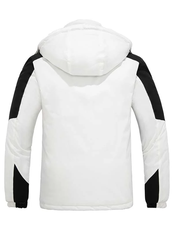 Skieer Men's Ski Jacket Waterproof Winter Snow Coat Windproof Snowboarding Jackets Warm Raincoat