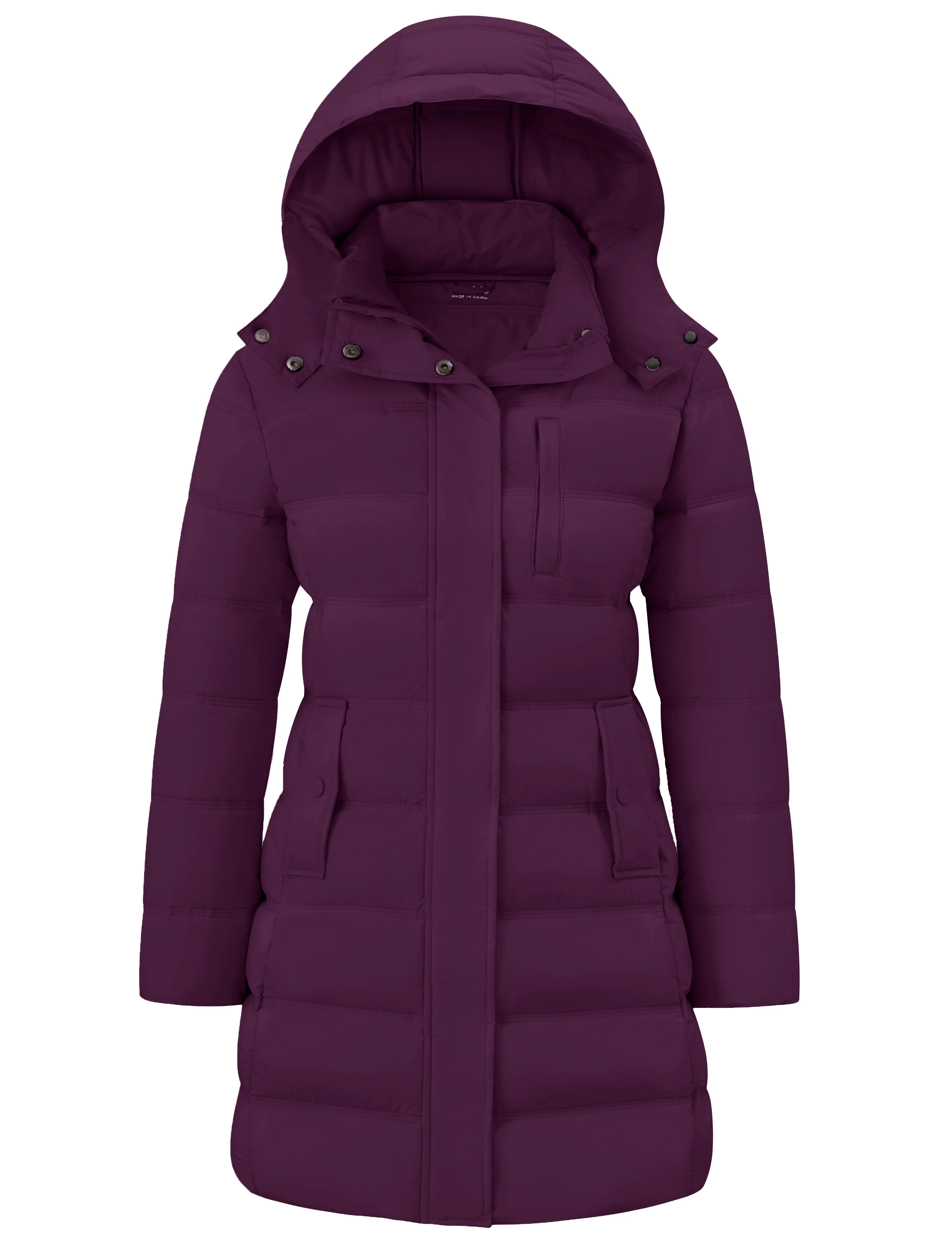 Wantdo Women's Lightweight Winter Coat Long Puffer Jacket