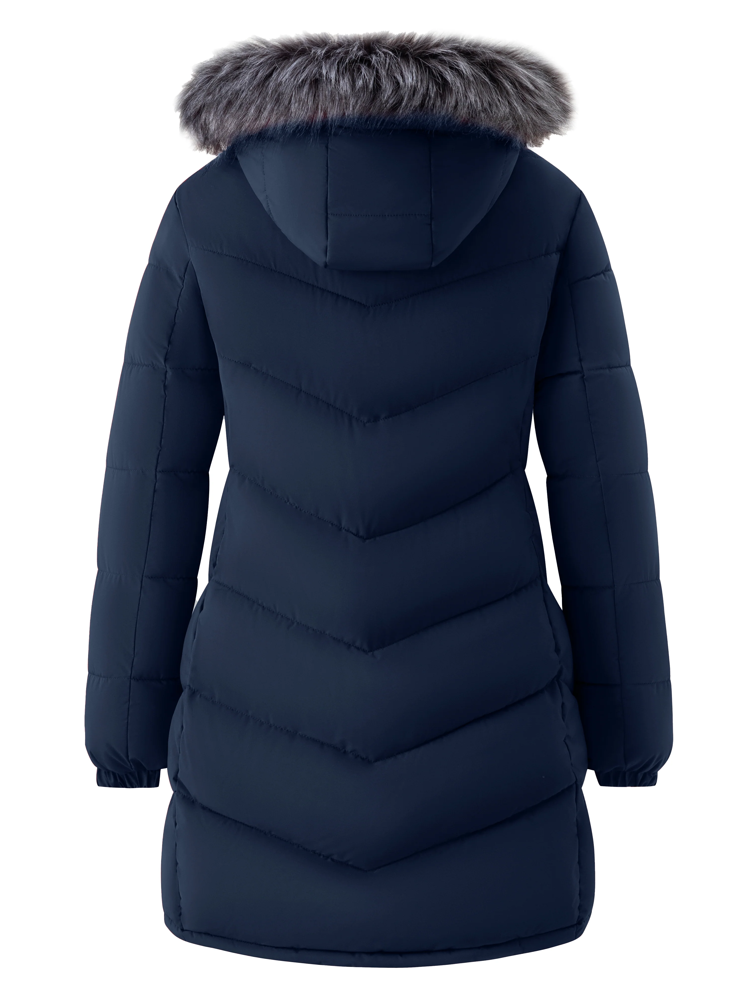 Wantdo Women's Warm Winter Coat Long Puffer Jacket