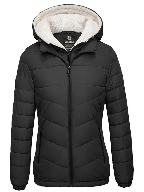 Women's Winter Coats Hooded Windproof Puffer Jacket