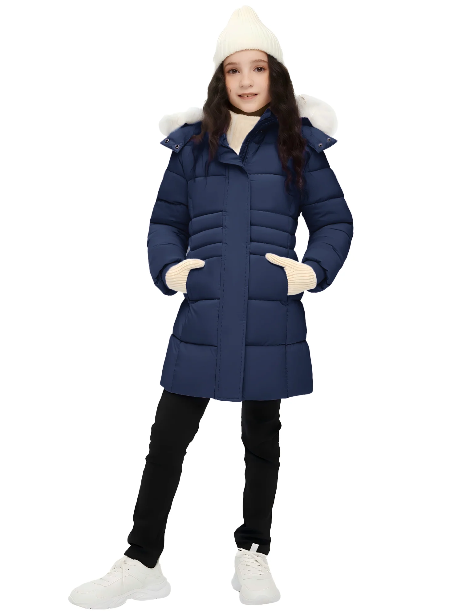 Wantdo Girl's Winter Coat Puffer Jacket Packable Winter Jacket Waterproof Coat
