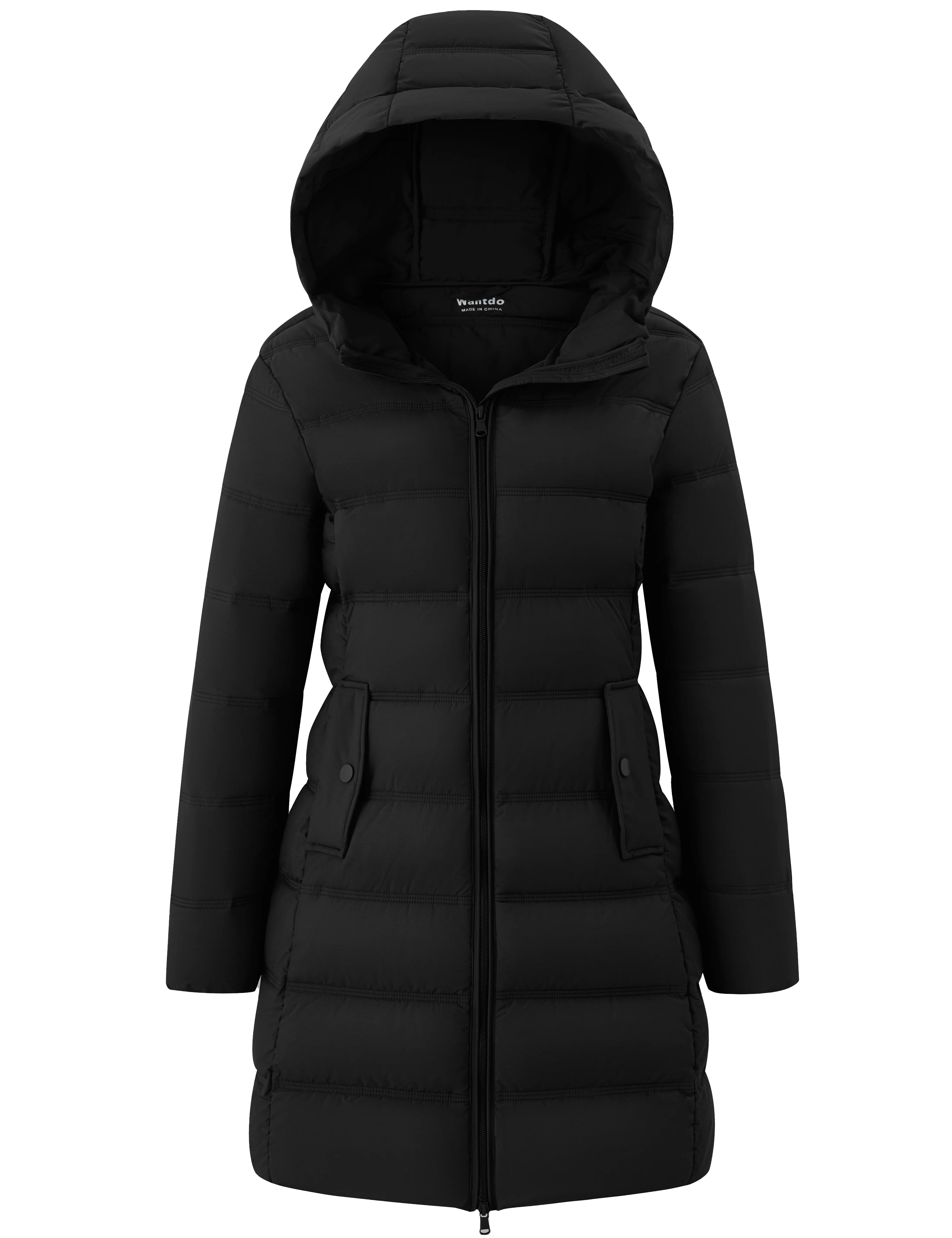 wantdo Women's Lightweight Warm Coat Winter Jacket with Hood