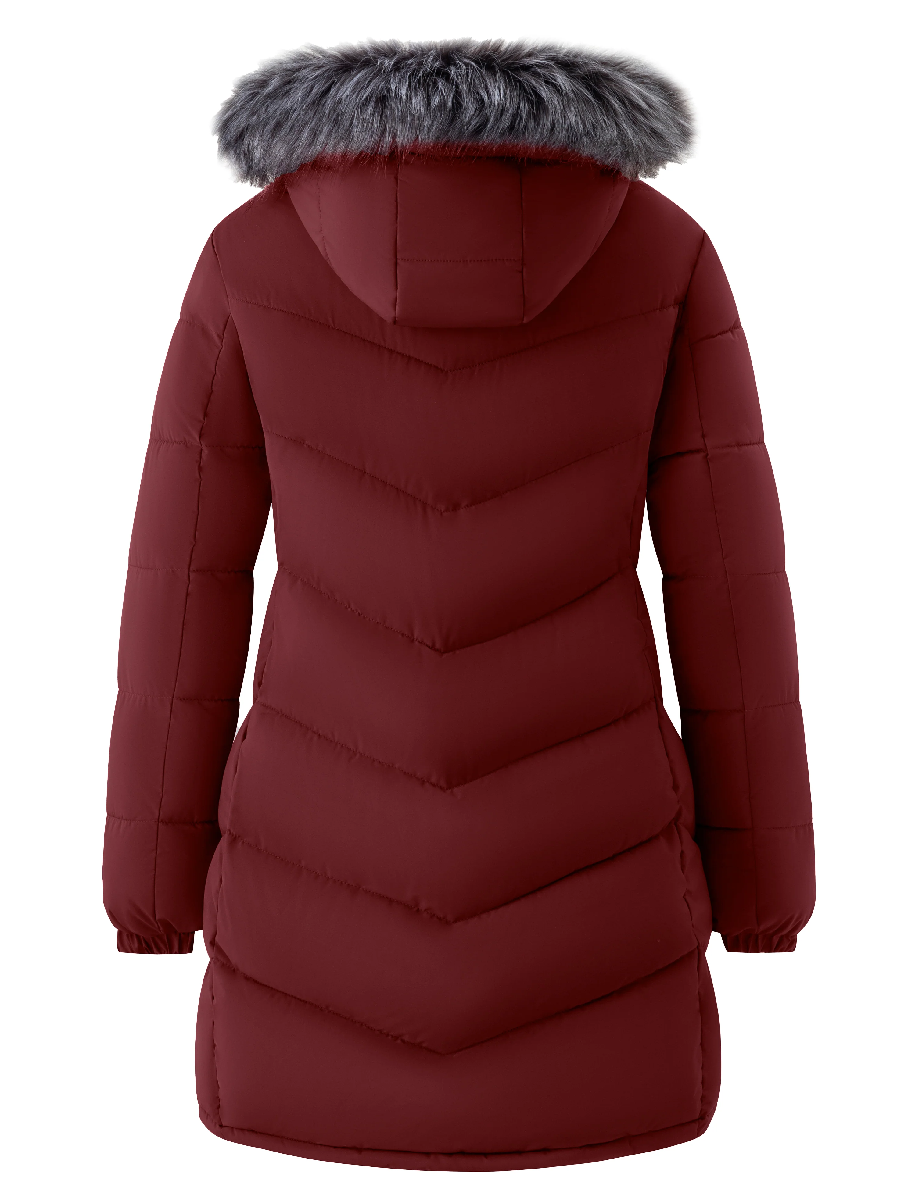 Wantdo Women's Warm Winter Coat Long Puffer Jacket