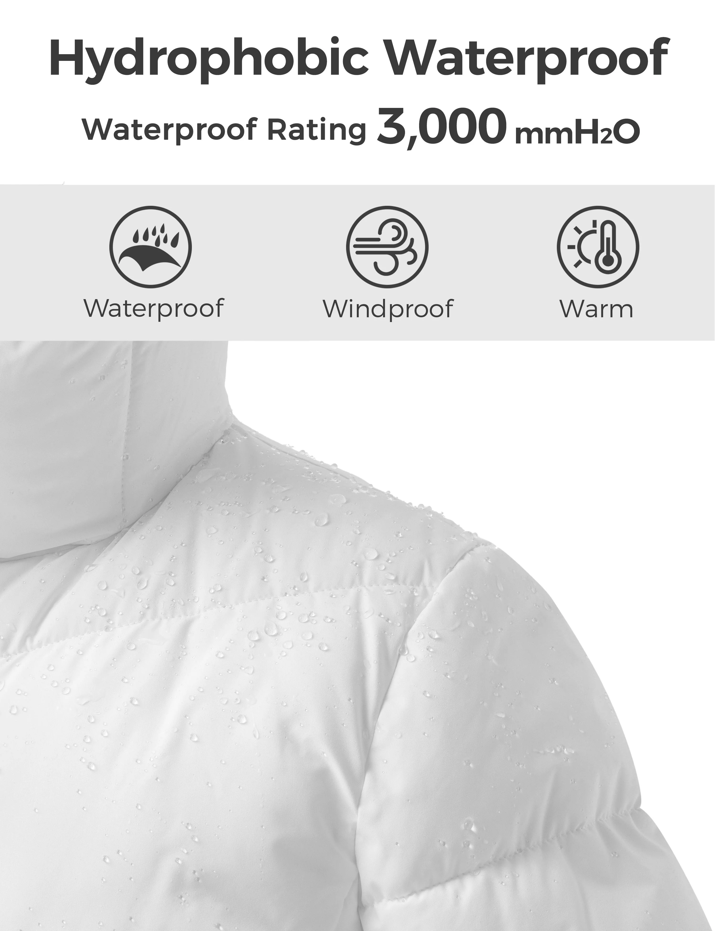 Wantdo Women's Warm Winter Coat Thicken Puffer Jacket