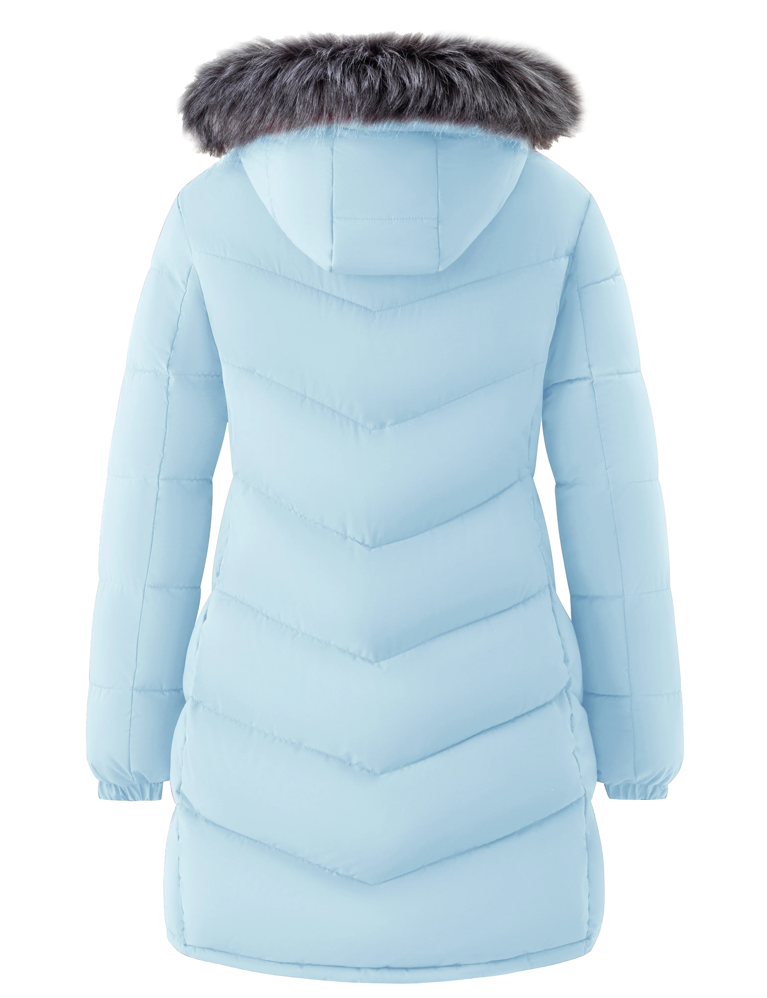 Wantdo Women's Warm Winter Coat Long Puffer Jacket