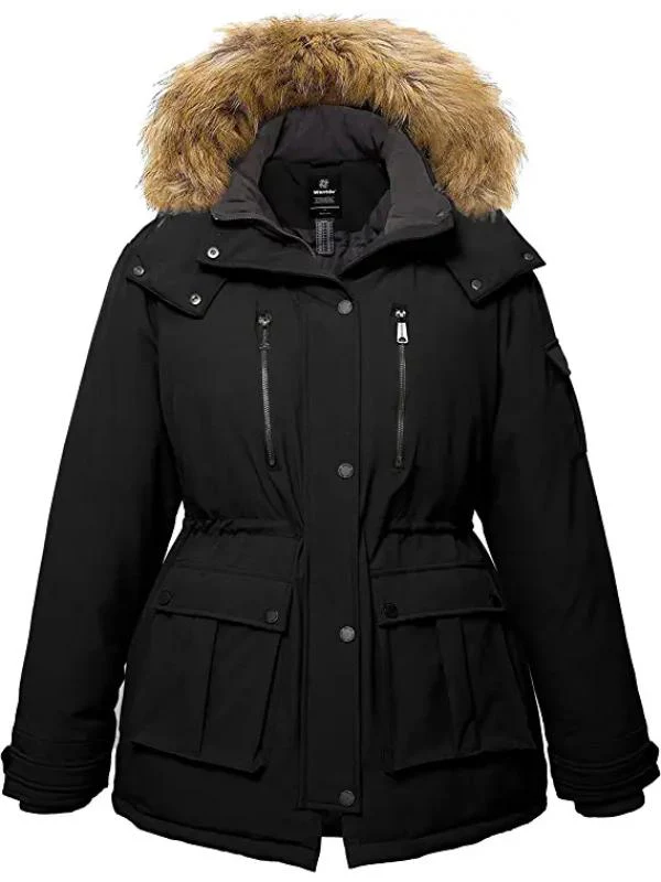 Women's Plus Size Puffer Jacket